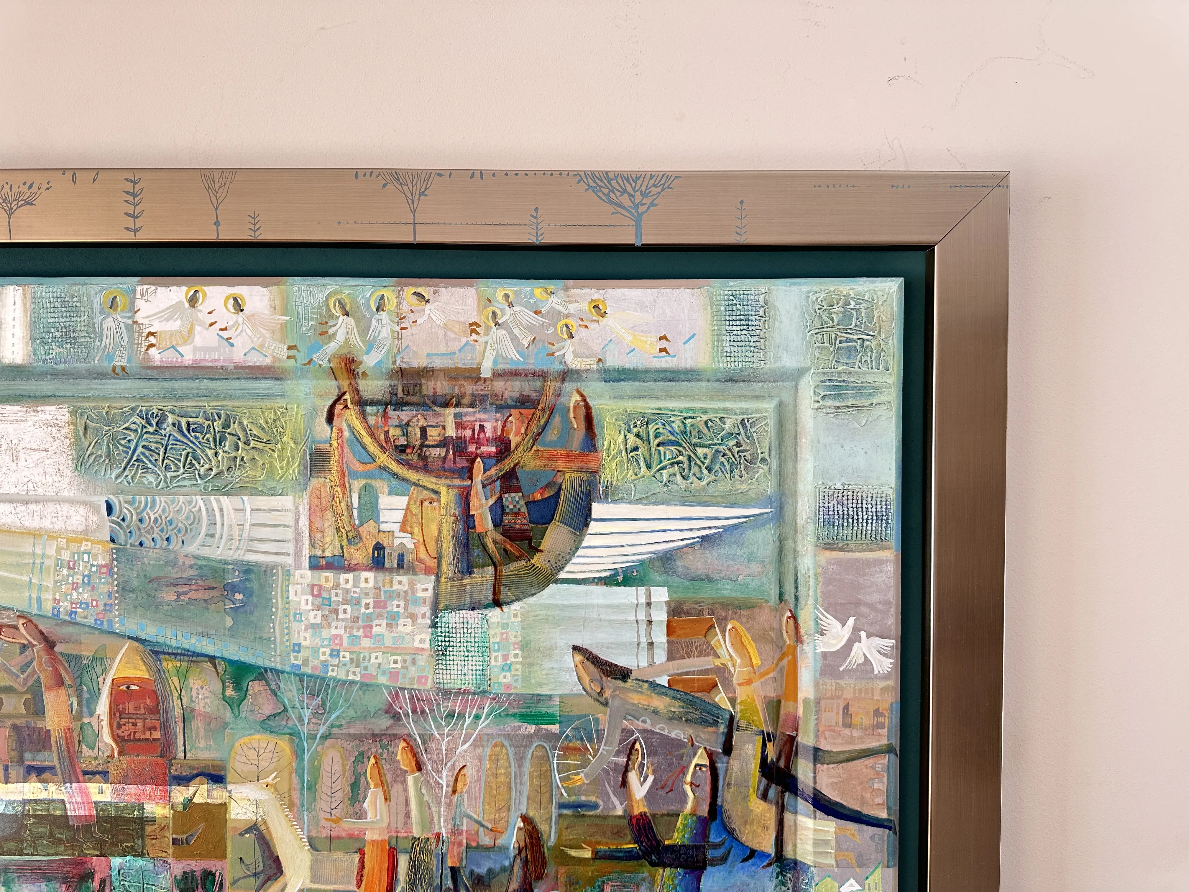 Image of Політ ангела by Роман Опалинський, size: 120x70cm, made of олія/дерево, Painting medium, from I'm sorry, but I need more context or content to translate. Could you please provide the full text you want translated? Photo 5 of 10.