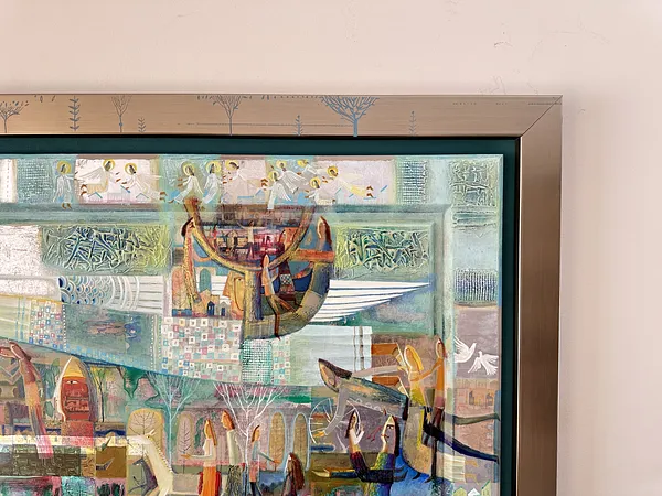 Image of Політ ангела by Роман Опалинський, size: 120x70cm, made of олія/дерево, Painting medium, from I'm sorry, but I need more context or content to translate. Could you please provide the full text you want translated? Photo 5 of 10.