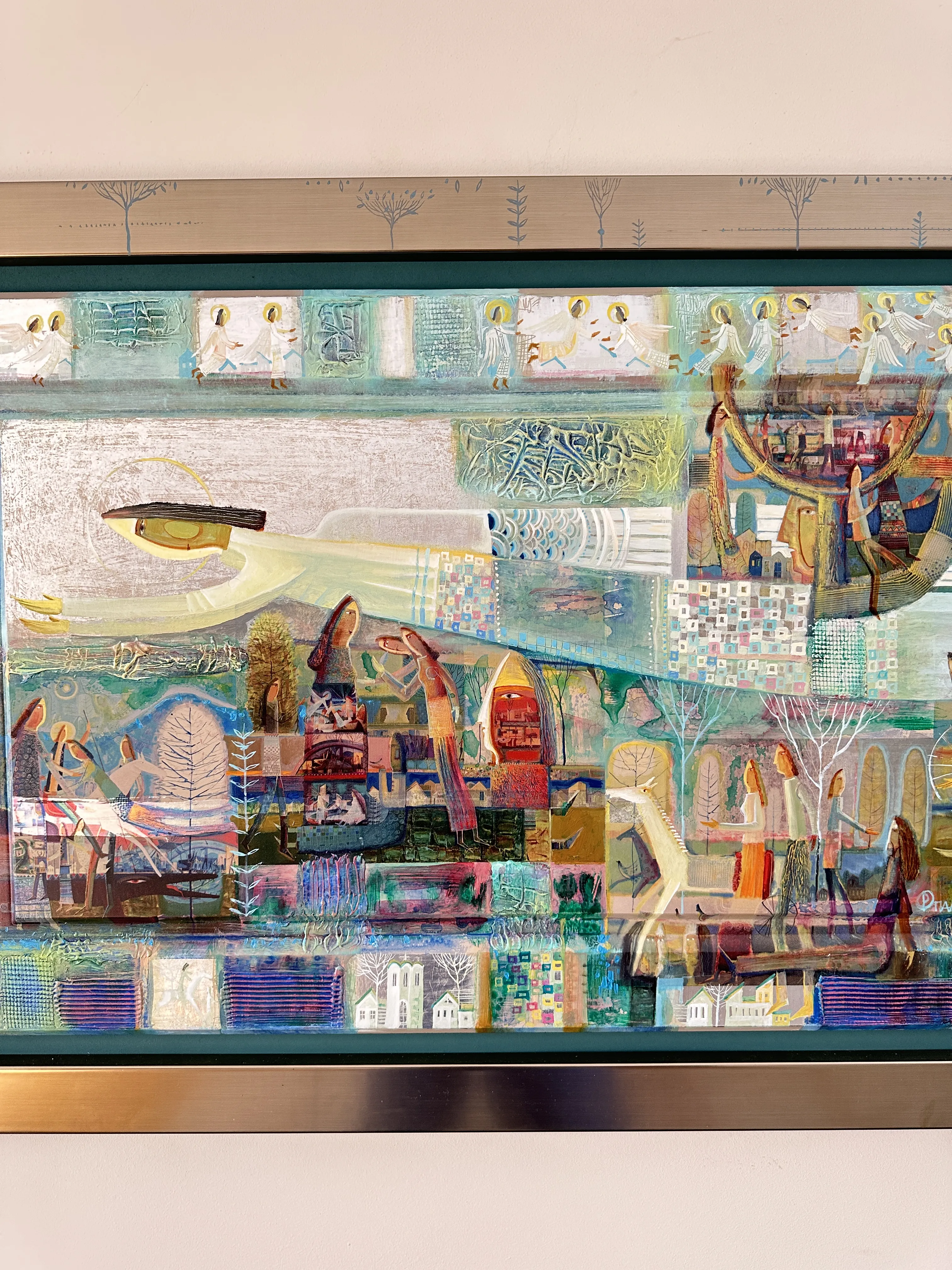 Image of Політ ангела by Роман Опалинський, size: 120x70cm, made of олія/дерево, Painting medium, from I'm sorry, but I need more context or content to translate. Could you please provide the full text you want translated? Photo 9 of 10.