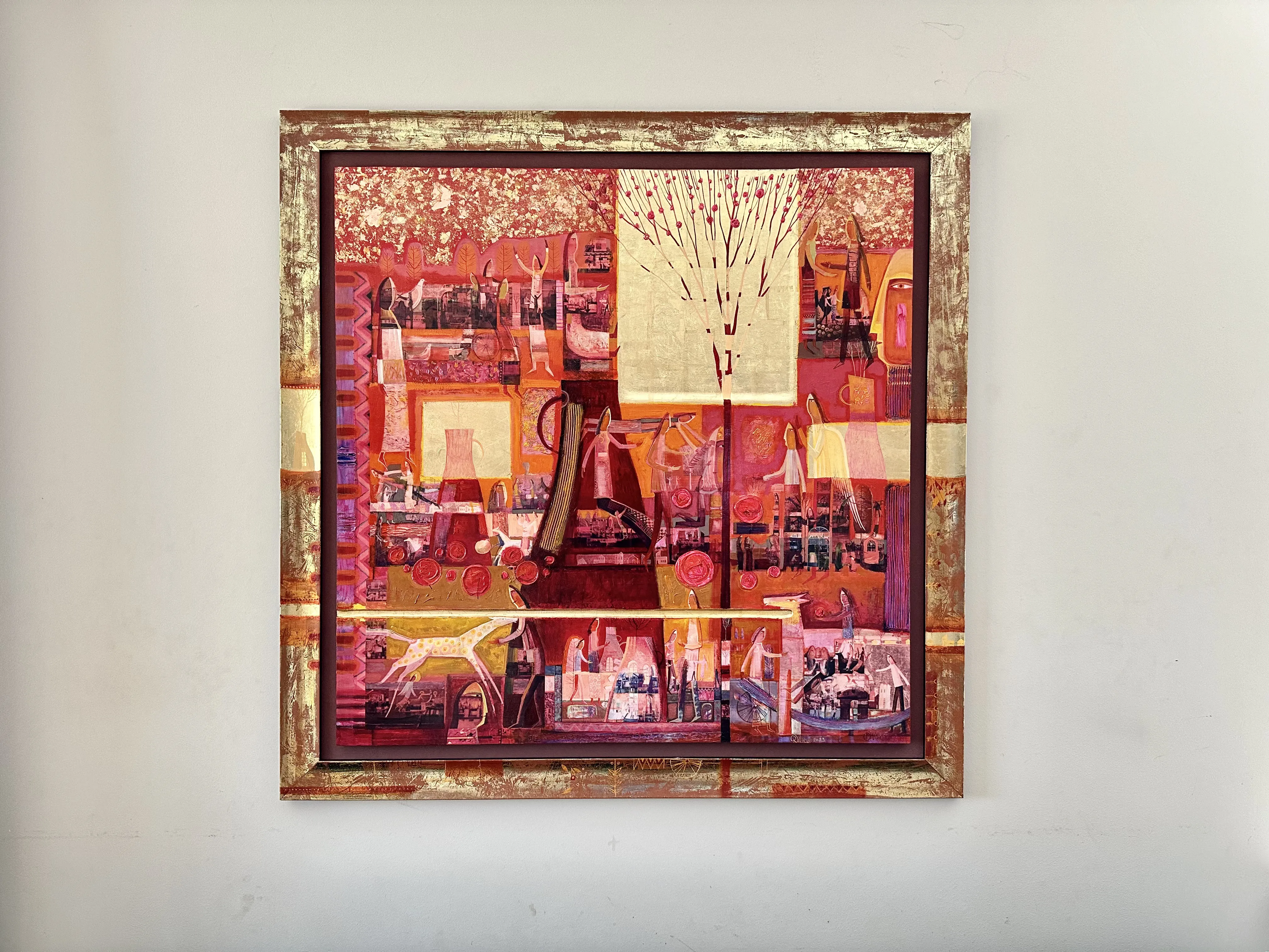 Image of Apple juice by Roman Opalinsky, size: 120х120см, made of oil/wood, Painting medium, from Horodok Photo 1 of 8.