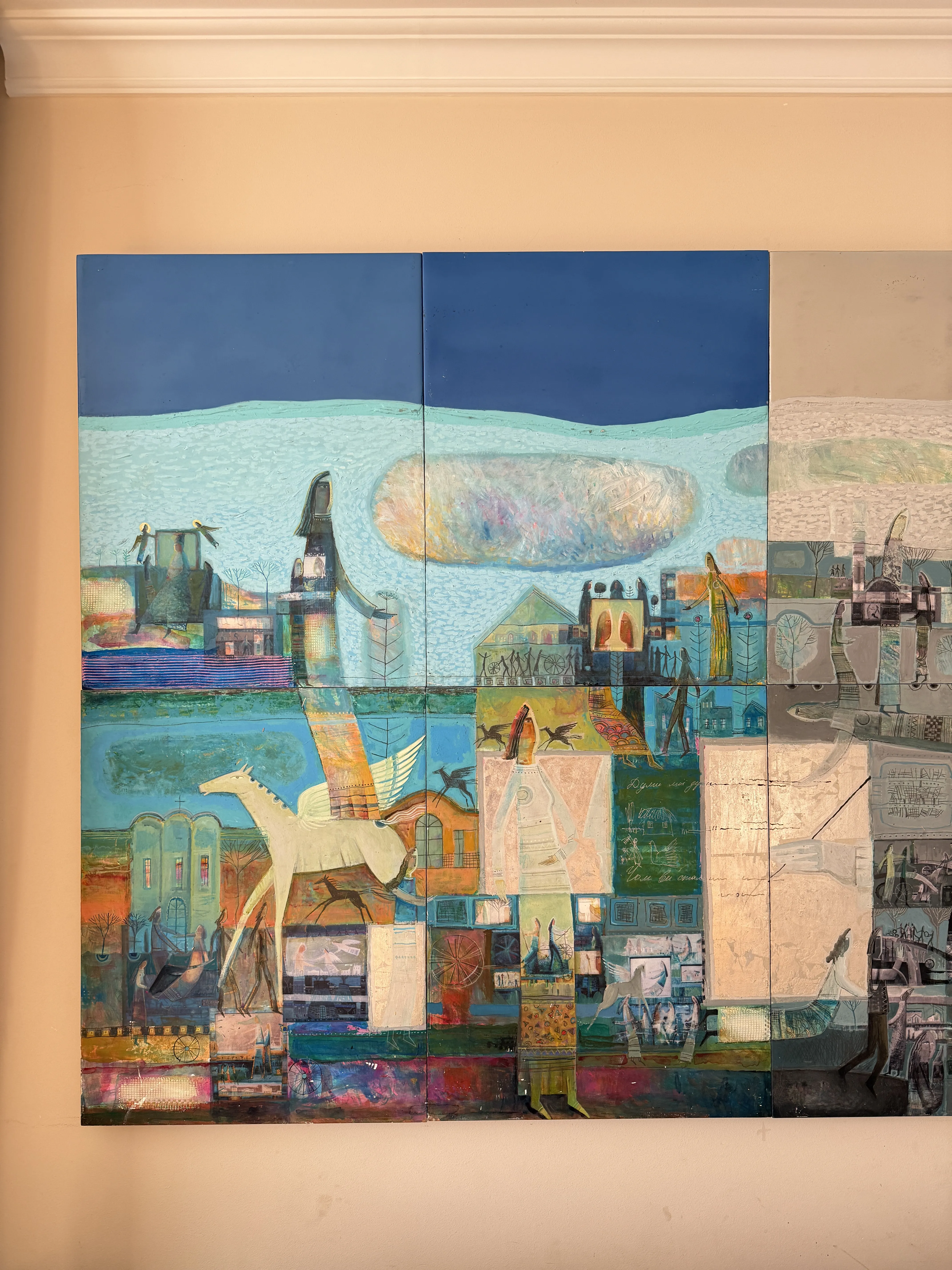 Image of My thoughts, my thoughts by Roman Opalinsky, size: 200x120cm, made of oil/wood, Painting medium, from Horodok, priced at $8000 Photo 2 of 10.
