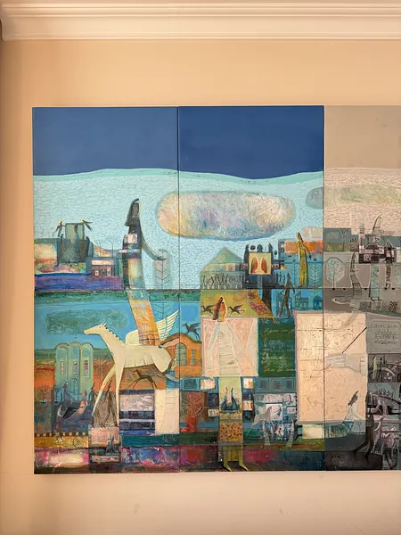 Image of My thoughts, my thoughts by Roman Opalinsky, size: 200x120cm, made of oil/wood, Painting medium, from Horodok, priced at $8000 Photo 2 of 10.