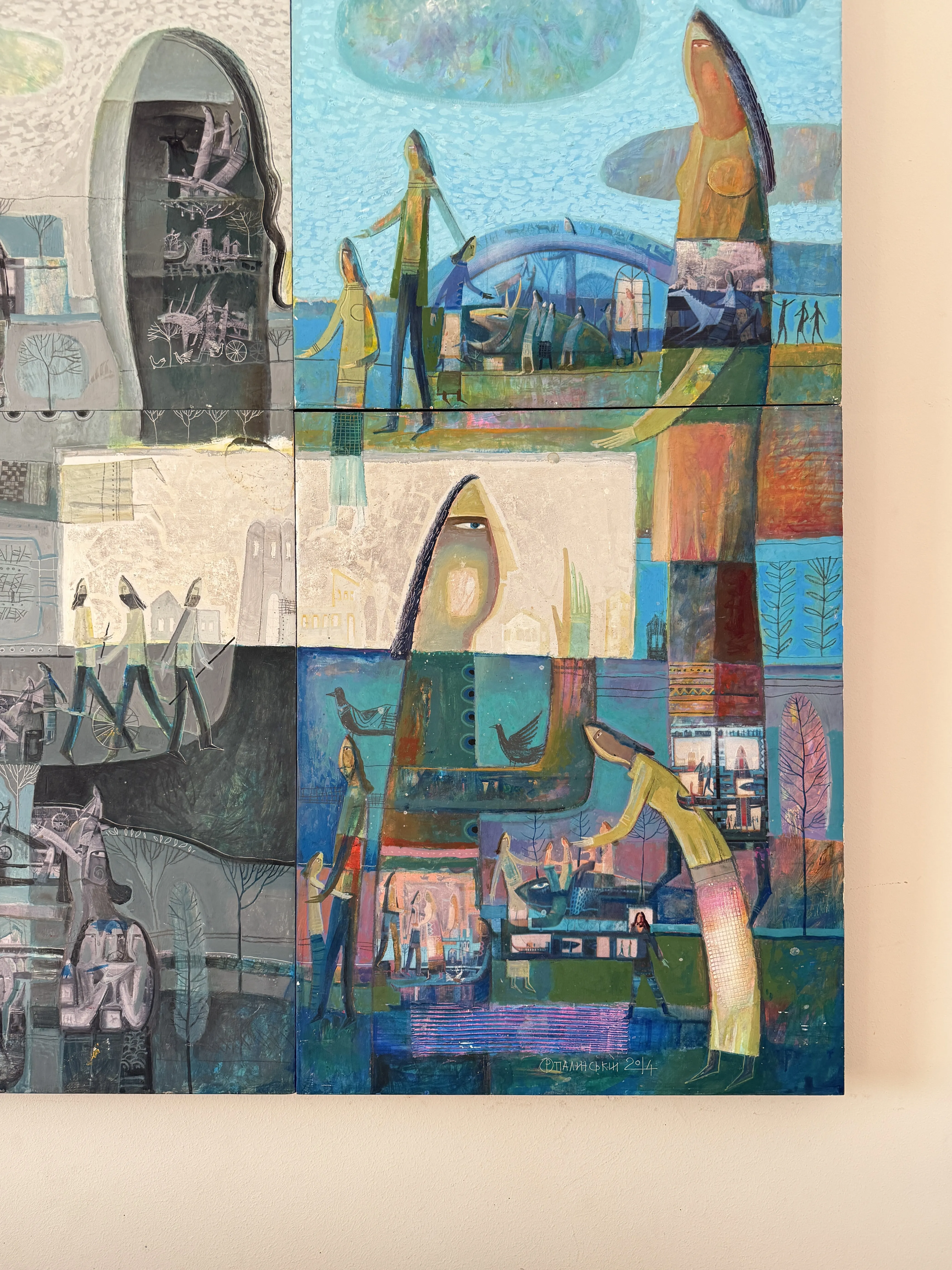 Image of My thoughts, my thoughts by Roman Opalinsky, size: 200x120cm, made of oil/wood, Painting medium, from Horodok, priced at $8000 Photo 5 of 10.