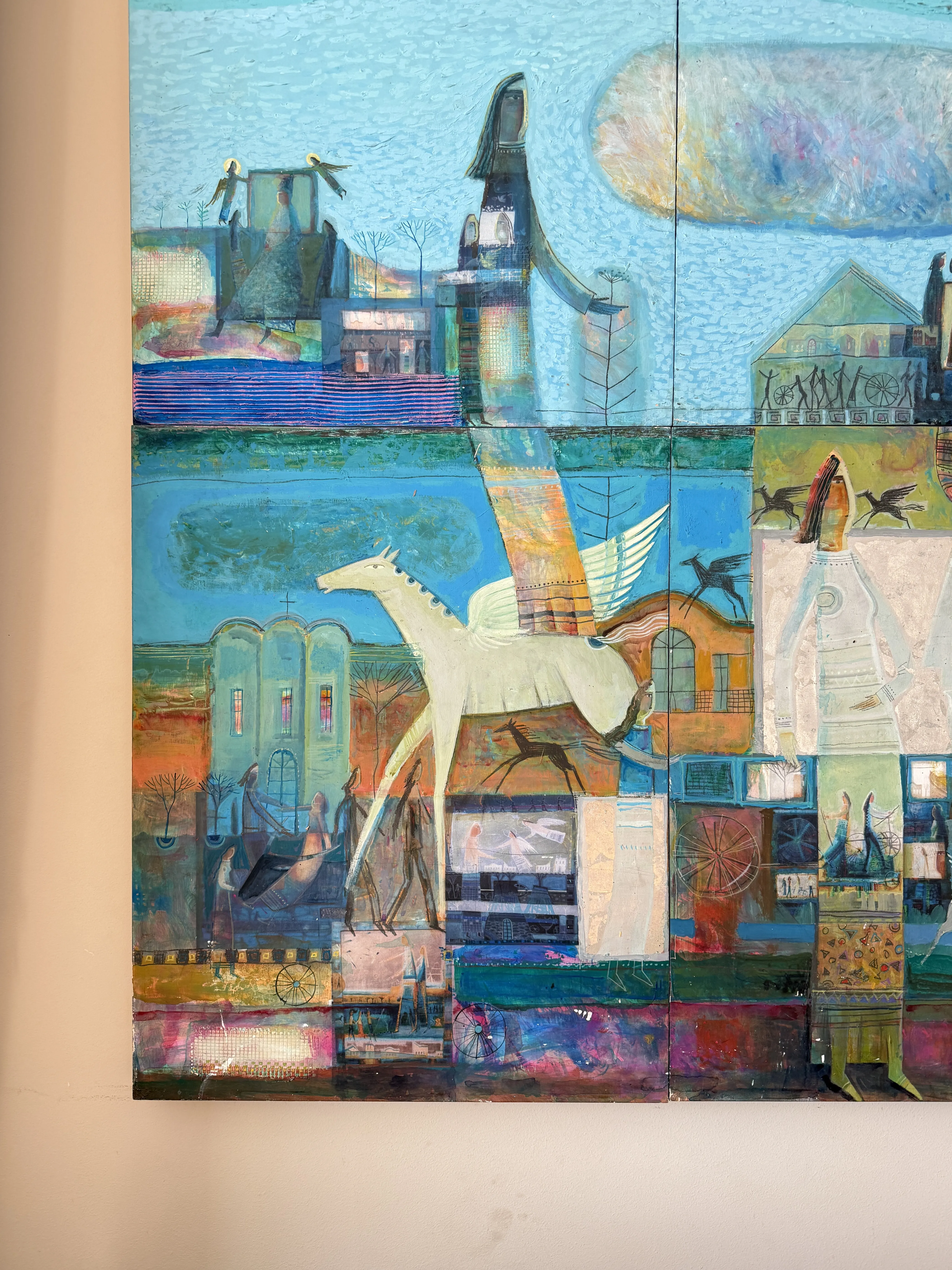 Image of My thoughts, my thoughts by Roman Opalinsky, size: 200x120cm, made of oil/wood, Painting medium, from Horodok, priced at $8000 Photo 7 of 10.