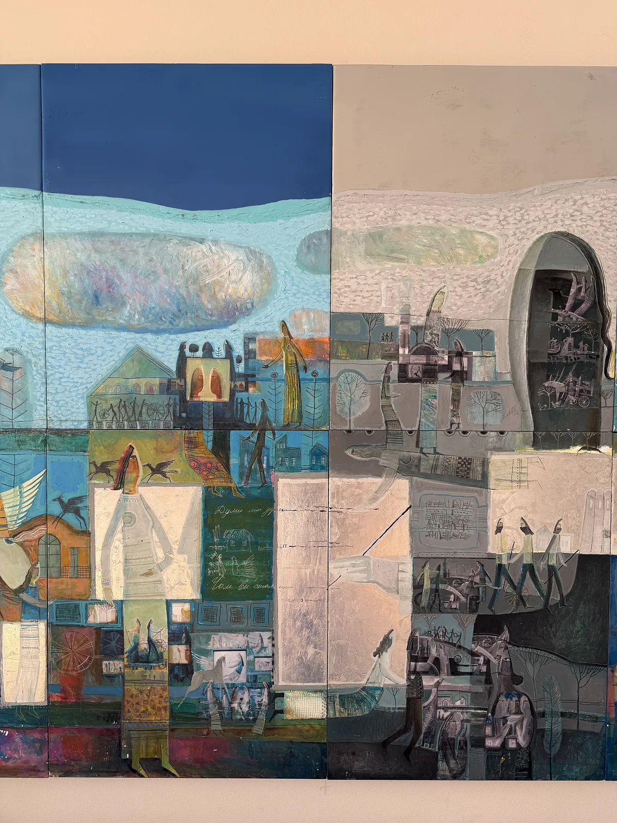 Зображення "Думи мої, думи" від Роман Опалинський, розмір: 200x120cm, матеріали: олія/дерево, медіум: Живопис, місто: Городок, ціна: $8000 Фото 10 з 15.