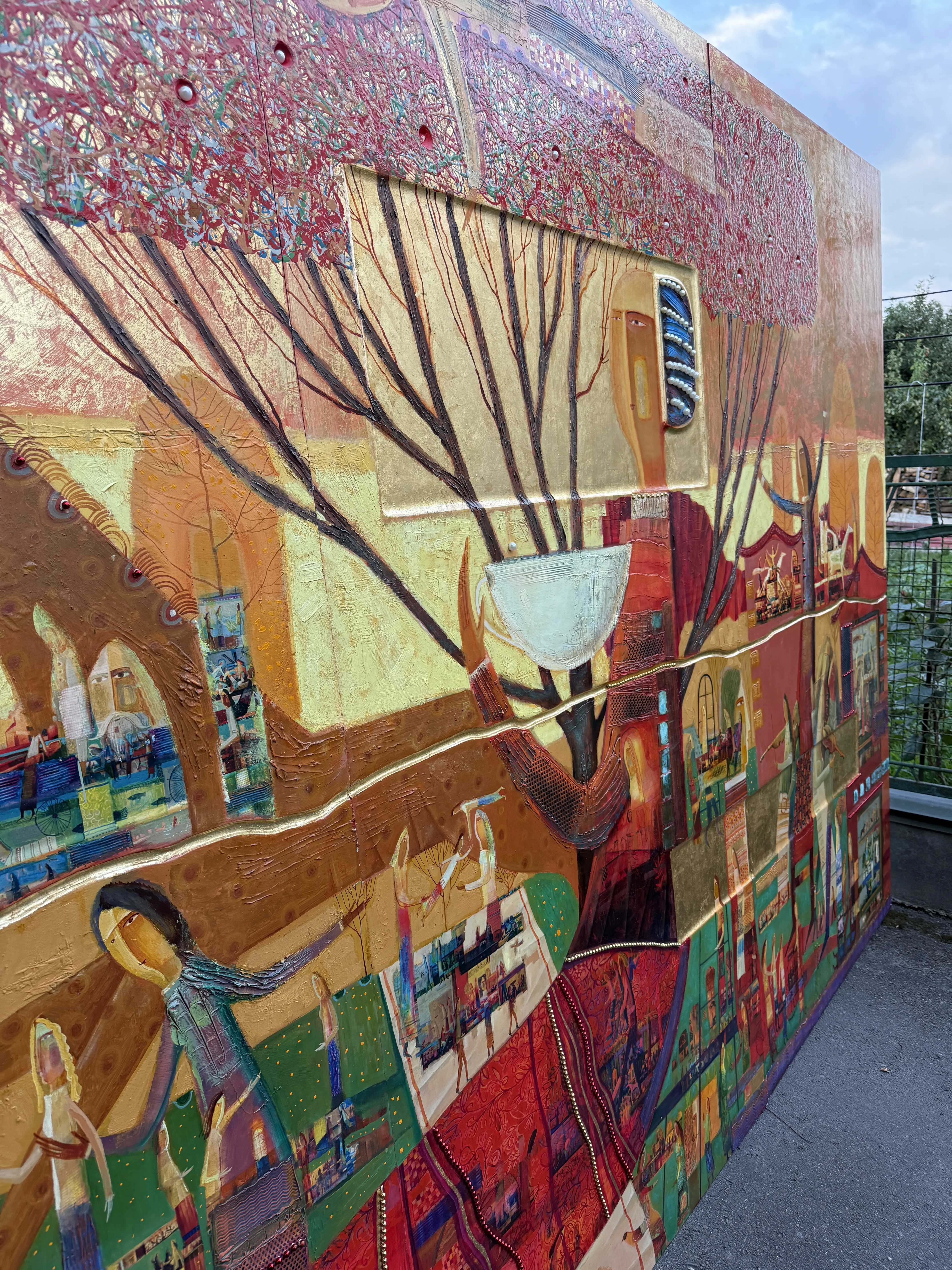 Image of Mulberry Tree by Roman Opalinsky, size: 375x250cm, made of oil/wood, Painting medium, from Horodok, priced at $30000 Photo 12 of 19.