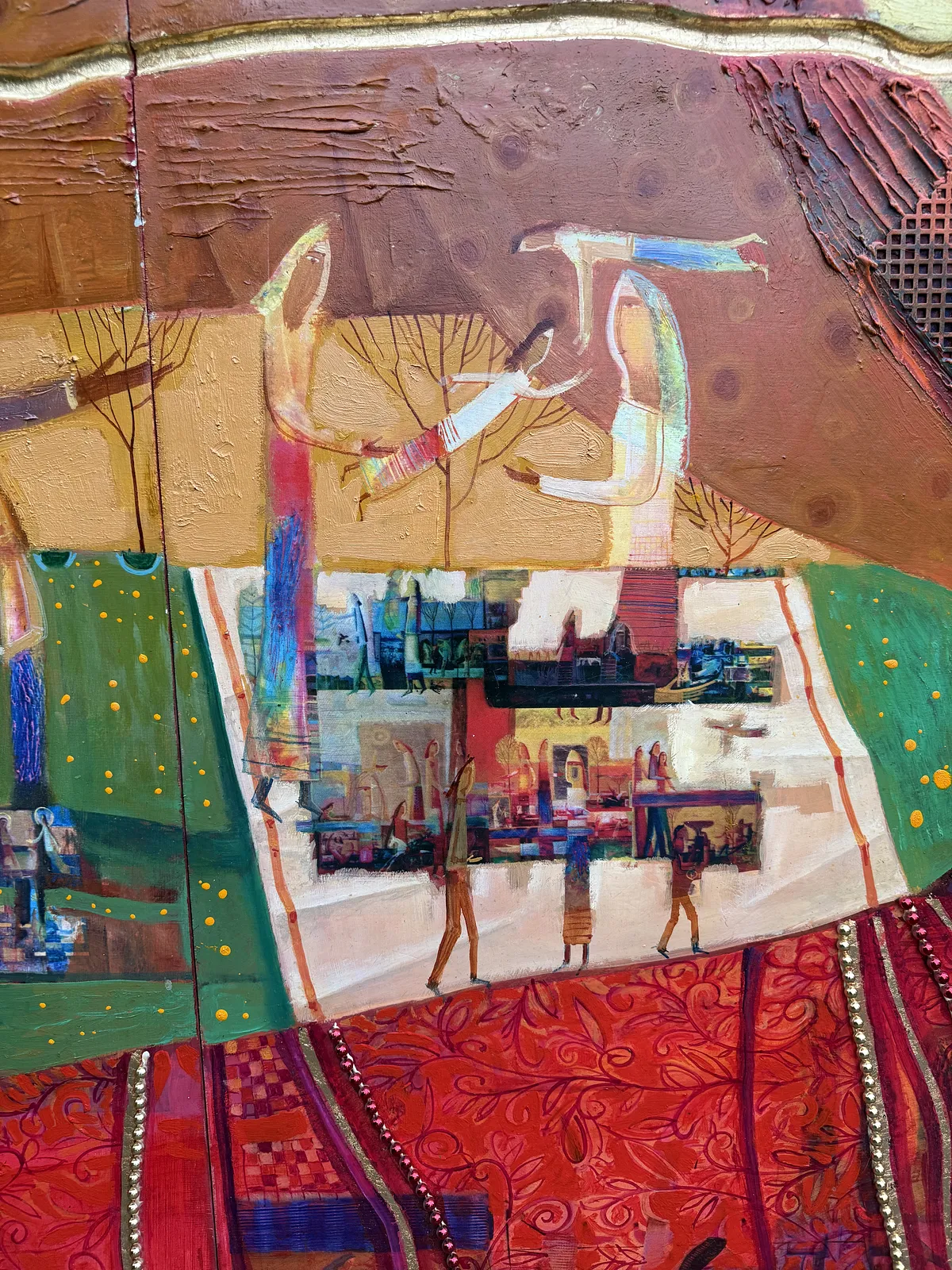 Image of Mulberry Tree by Roman Opalinsky, size: 375x250cm, made of oil on wood, Painting medium, from Horodok, priced at $35000 Photo 16 of 19.