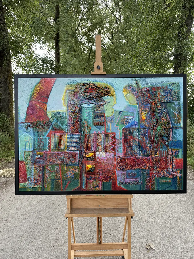 Зображення "Спорідненість" від Роман Опалинський, розмір: 150x105cm, медіум: Живопис, місто: Городок, ціна: $4000