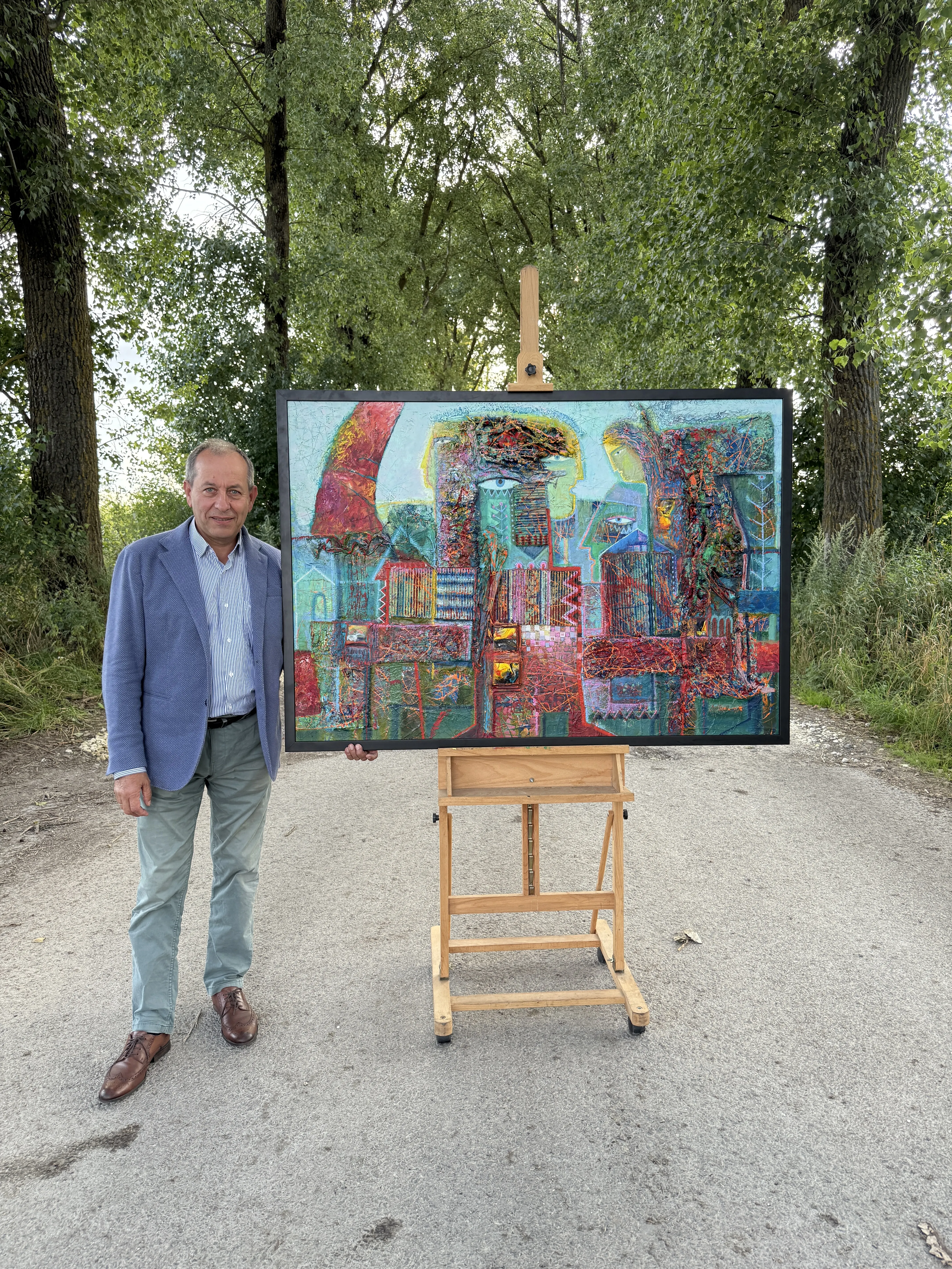 Зображення "Спорідненість" від Роман Опалинський, розмір: 150x105cm, медіум: Живопис, місто: Городок, ціна: $4000 (≈ 180 140 грн) Фото 2 з 20.