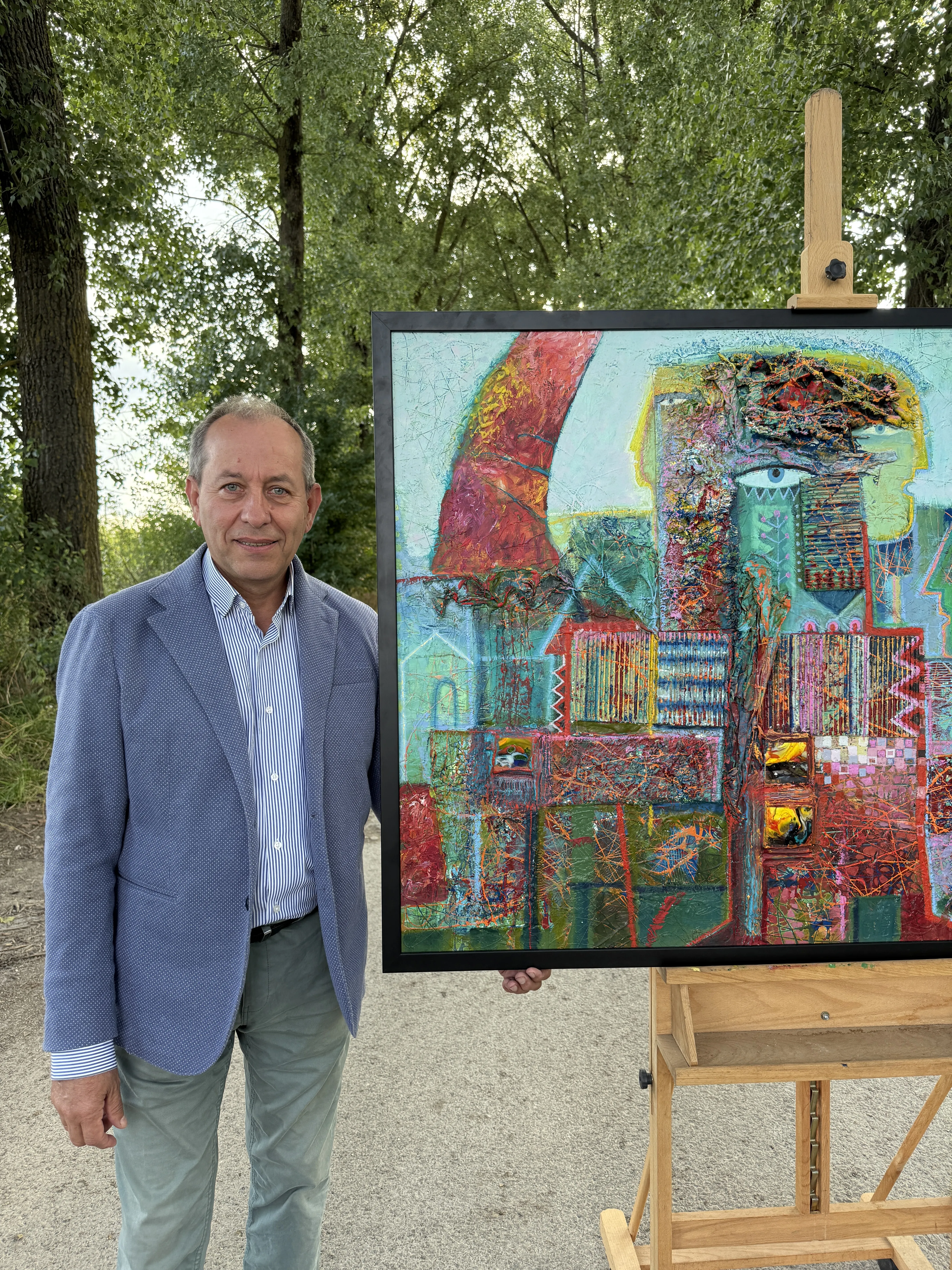 Зображення "Спорідненість" від Роман Опалинський, розмір: 150x105cm, медіум: Живопис, місто: Городок, ціна: $4000 (≈ 180 140 грн) Фото 3 з 20.