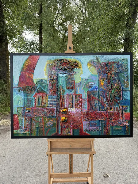 Зображення "Спорідненість" від Роман Опалинський, розмір: 150x105cm, медіум: Живопис, місто: Городок, ціна: $4000 Фото 7 з 20.