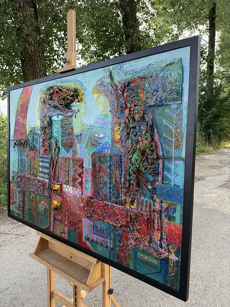 Зображення "Спорідненість" від Роман Опалинський, розмір: 150x105cm, медіум: Живопис, місто: Городок, ціна: $4000 Фото 9 з 20.
