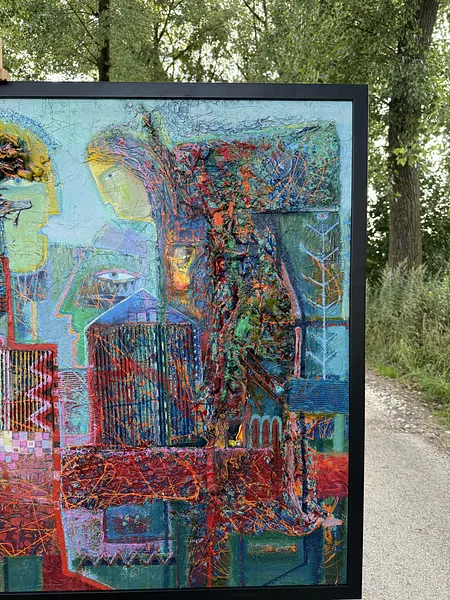 Зображення "Спорідненість" від Роман Опалинський, розмір: 150x105cm, медіум: Живопис, місто: Городок, ціна: $4000 Фото 10 з 20.