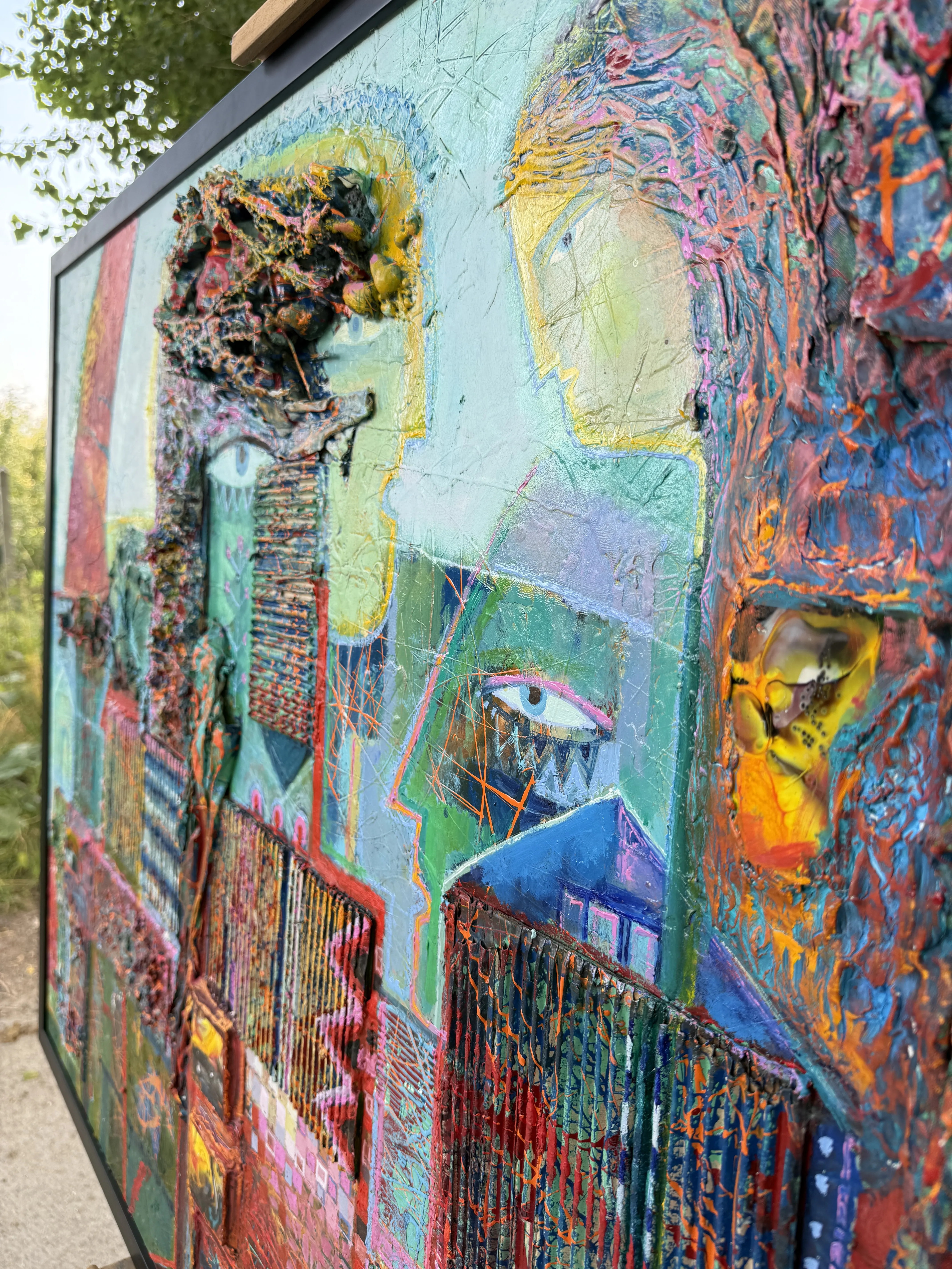 Image of Affinity by Roman Opalinsky, size: 150x105cm, Painting medium, from Horodok, priced at $4000 Photo 12 of 20.