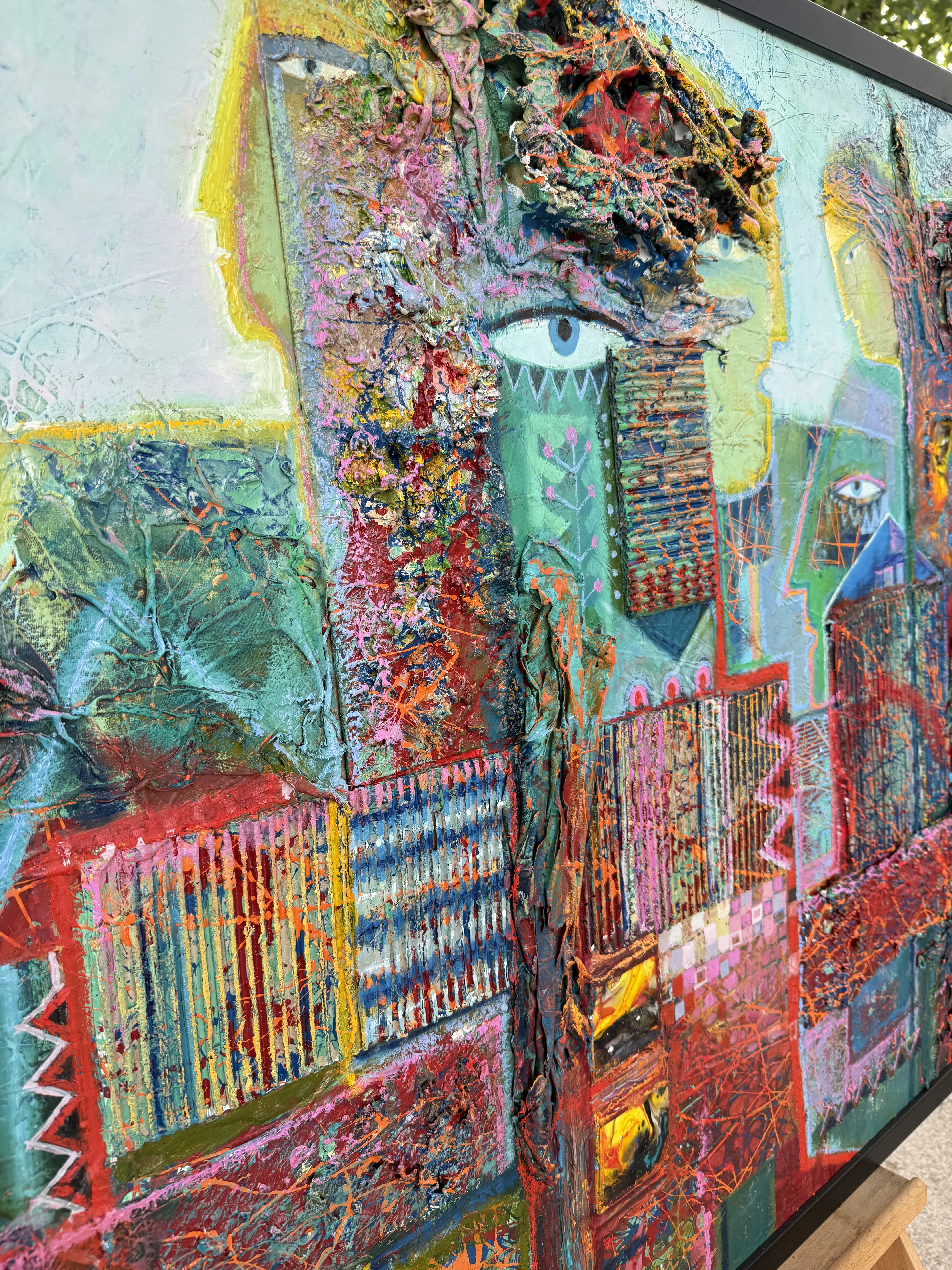 Image of Affinity by Roman Opalinsky, size: 150x105cm, Painting medium, from Horodok, priced at $4000 Photo 16 of 20.