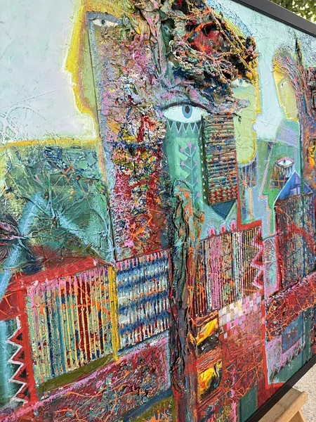 Image of Affinity by Roman Opalinsky, size: 150x105cm, Painting medium, from Horodok, priced at $4000 Photo 16 of 20.