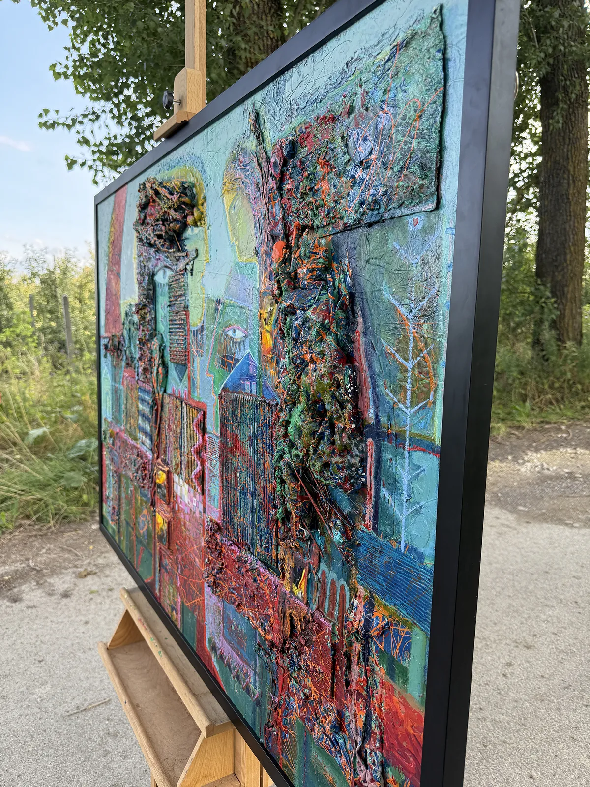 Image of Affinity by Roman Opalinsky, size: 150x105cm, Painting medium, from Horodok, priced at $4000 Photo 17 of 20.