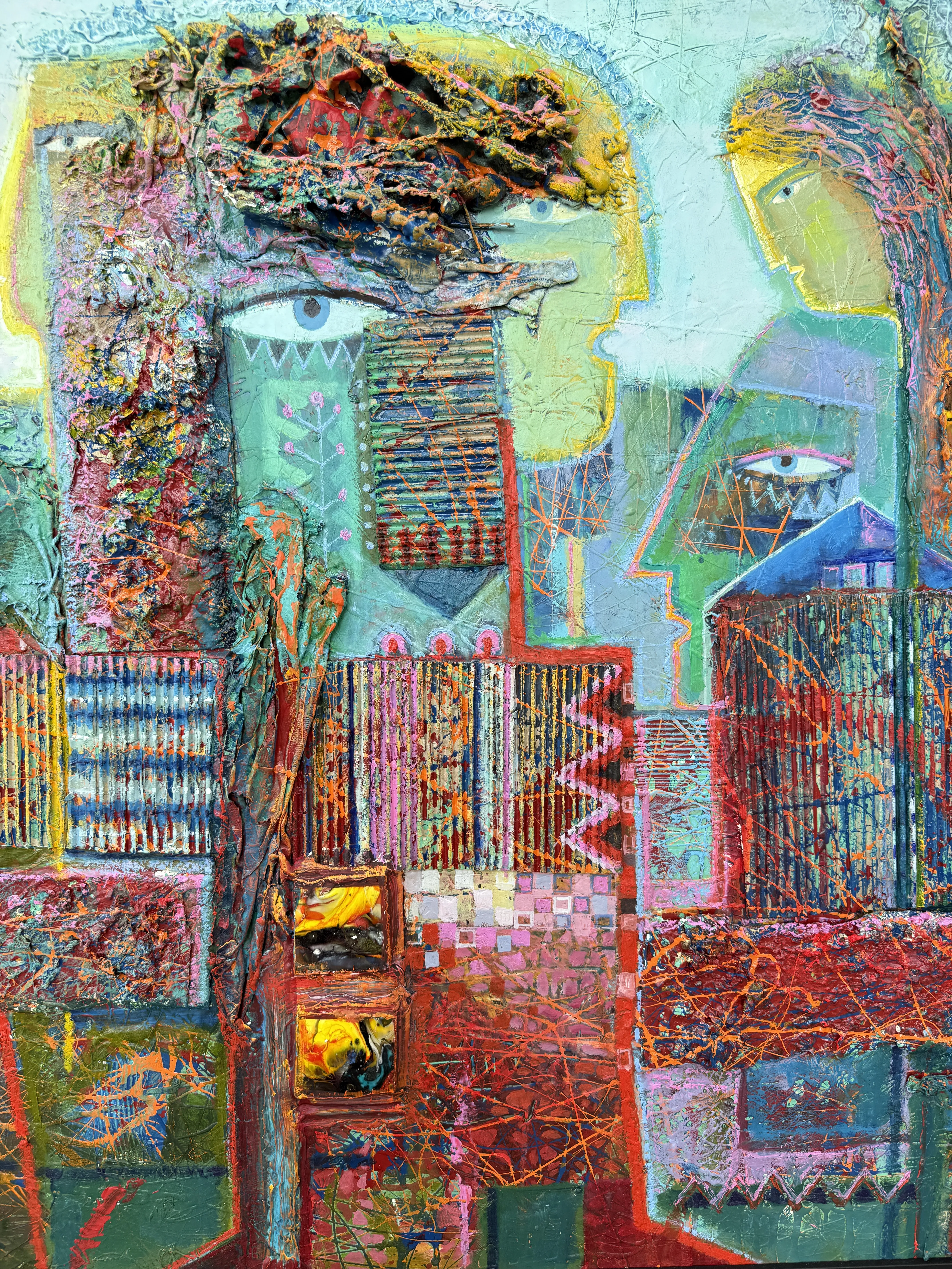 Image of Affinity by Roman Opalinsky, size: 150x105cm, Painting medium, from Horodok, priced at $4000 Photo 18 of 20.