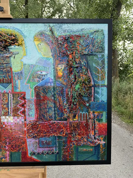 Зображення "Спорідненість" від Роман Опалинський, розмір: 150x105cm, медіум: Живопис, місто: Городок, ціна: $4000 Фото 19 з 20.