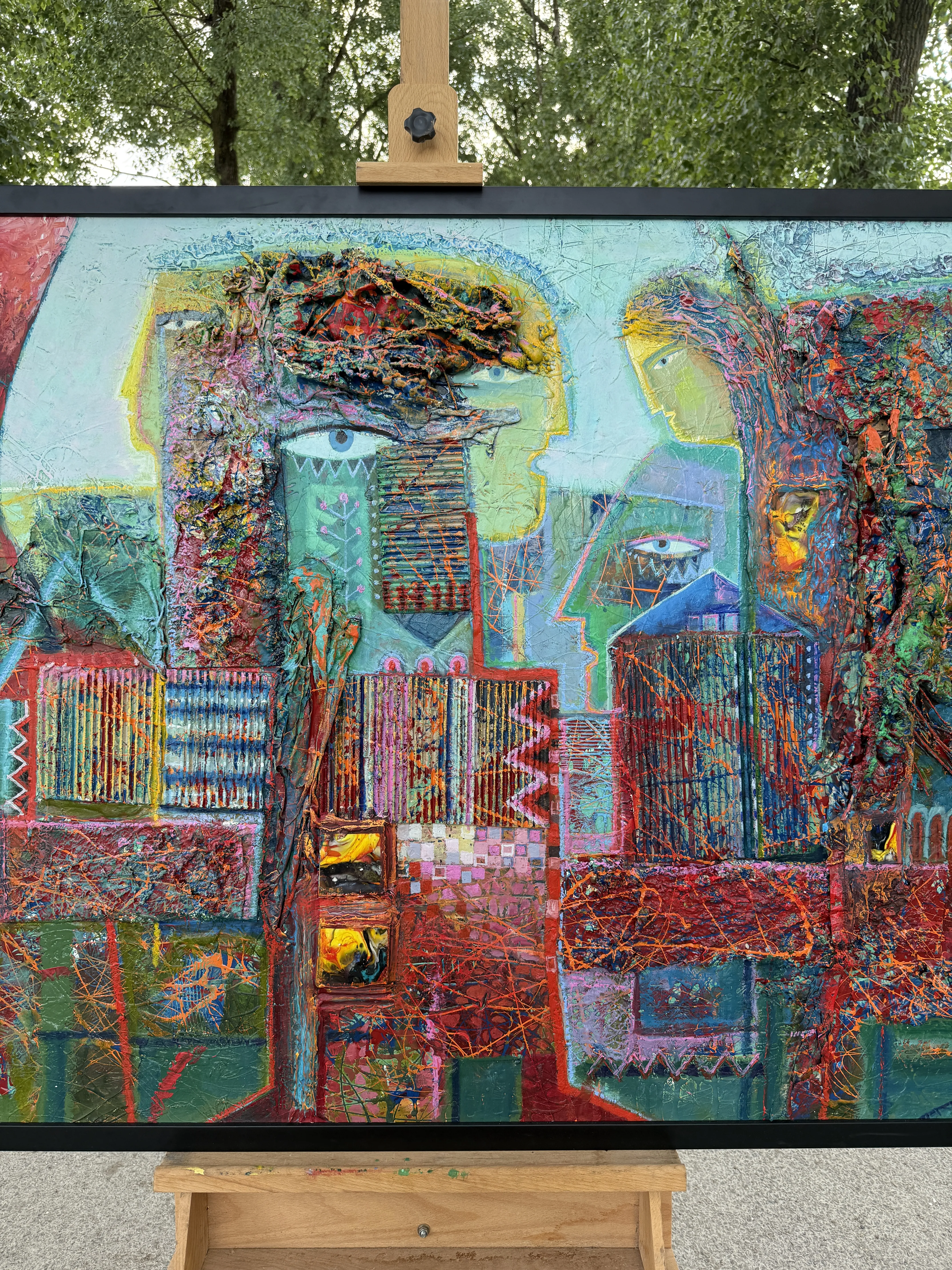 Зображення "Спорідненість" від Роман Опалинський, розмір: 150x105cm, медіум: Живопис, місто: Городок, ціна: $4000 Фото 20 з 20.