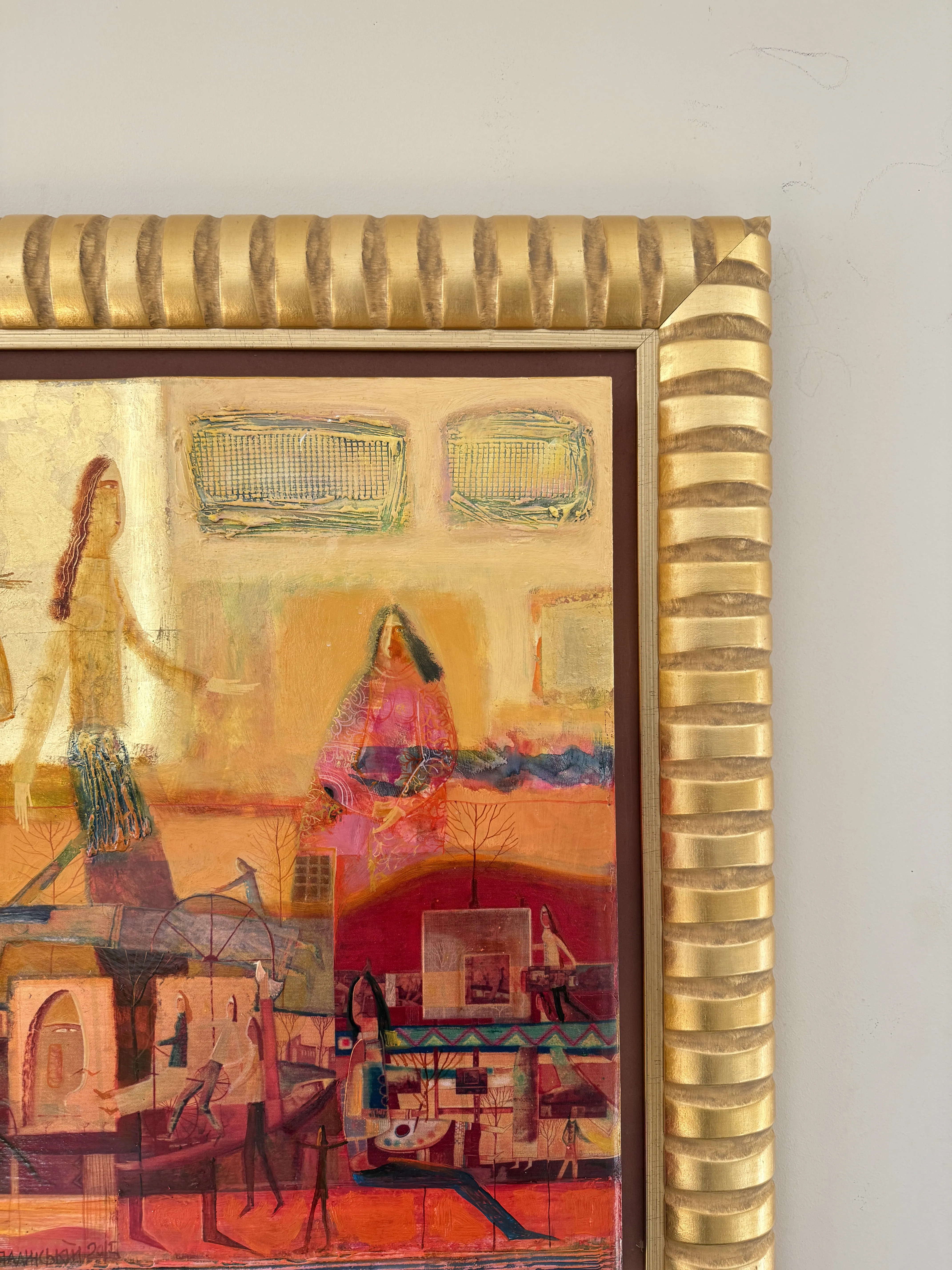 Image of Kiss by Roman Opalinsky, size: 109х88см, made of oil/wood, Painting medium, from Horodok, priced at $4000 Photo 2 of 9.