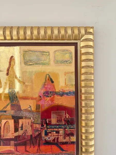 Image of Kiss by Roman Opalinsky, size: 109х88см, made of oil/wood, Painting medium, from Horodok, priced at $4000 Photo 2 of 9.