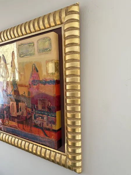 Image of Kiss by Roman Opalinsky, size: 109х88см, made of oil/wood, Painting medium, from Horodok, priced at $4000 Photo 5 of 9.