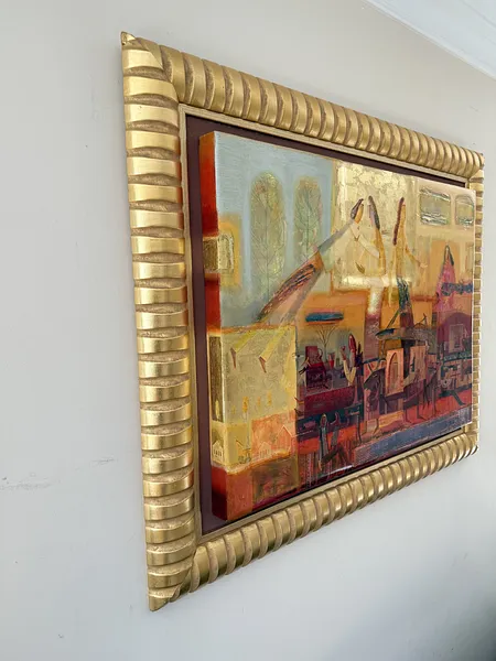 Зображення "Поцілунок" від Роман Опалинський, розмір: 109х88см, матеріали: олія/дерево, медіум: Живопис, місто: Городок, ціна: $4000 Фото 7 з 9.