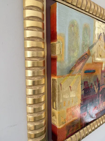 Image of Kiss by Roman Opalinsky, size: 109х88см, made of oil/wood, Painting medium, from Horodok, priced at $4000 Photo 9 of 9.