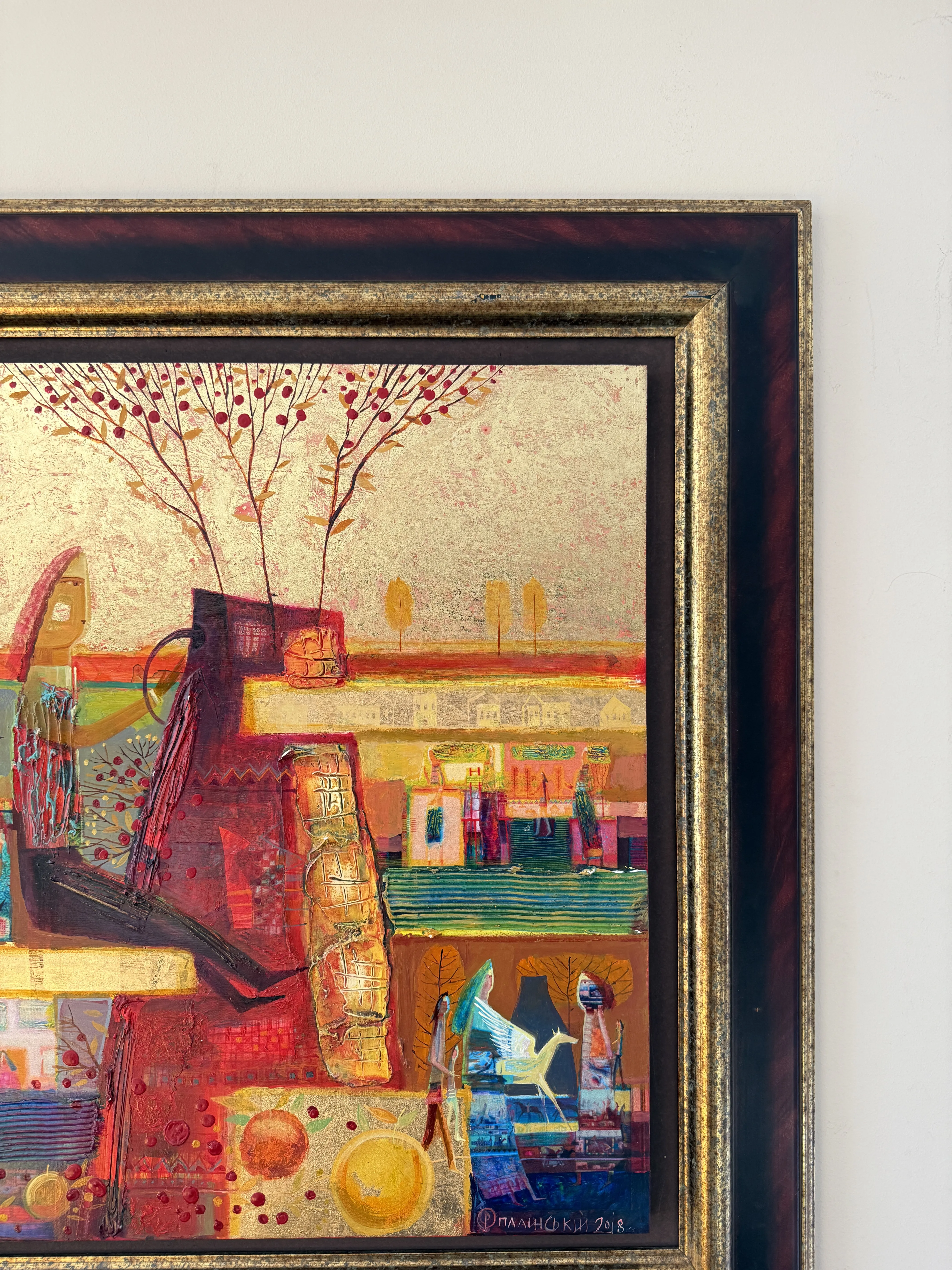 Image of Red ceramics by Roman Opalinsky, size: 87х83см, made of oil/wood, Painting medium, from Horodok, priced at $2500 Photo 5 of 11.