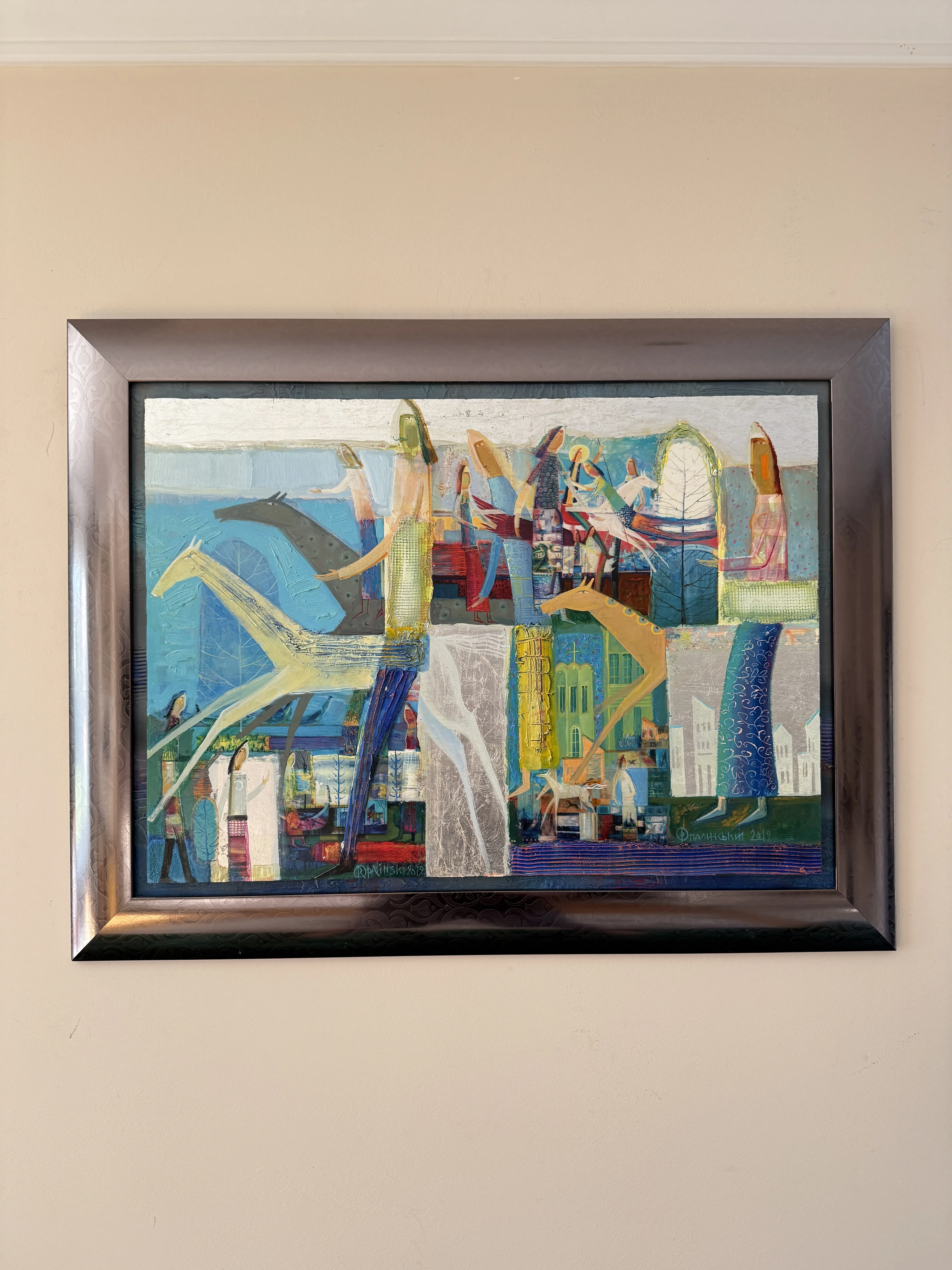 Зображення "Дербі" від Роман Опалинський, розмір: 88x68cm, матеріали: олія/дерево, медіум: Живопис, місто: Городок, ціна: $2000 Фото 1 з 15.