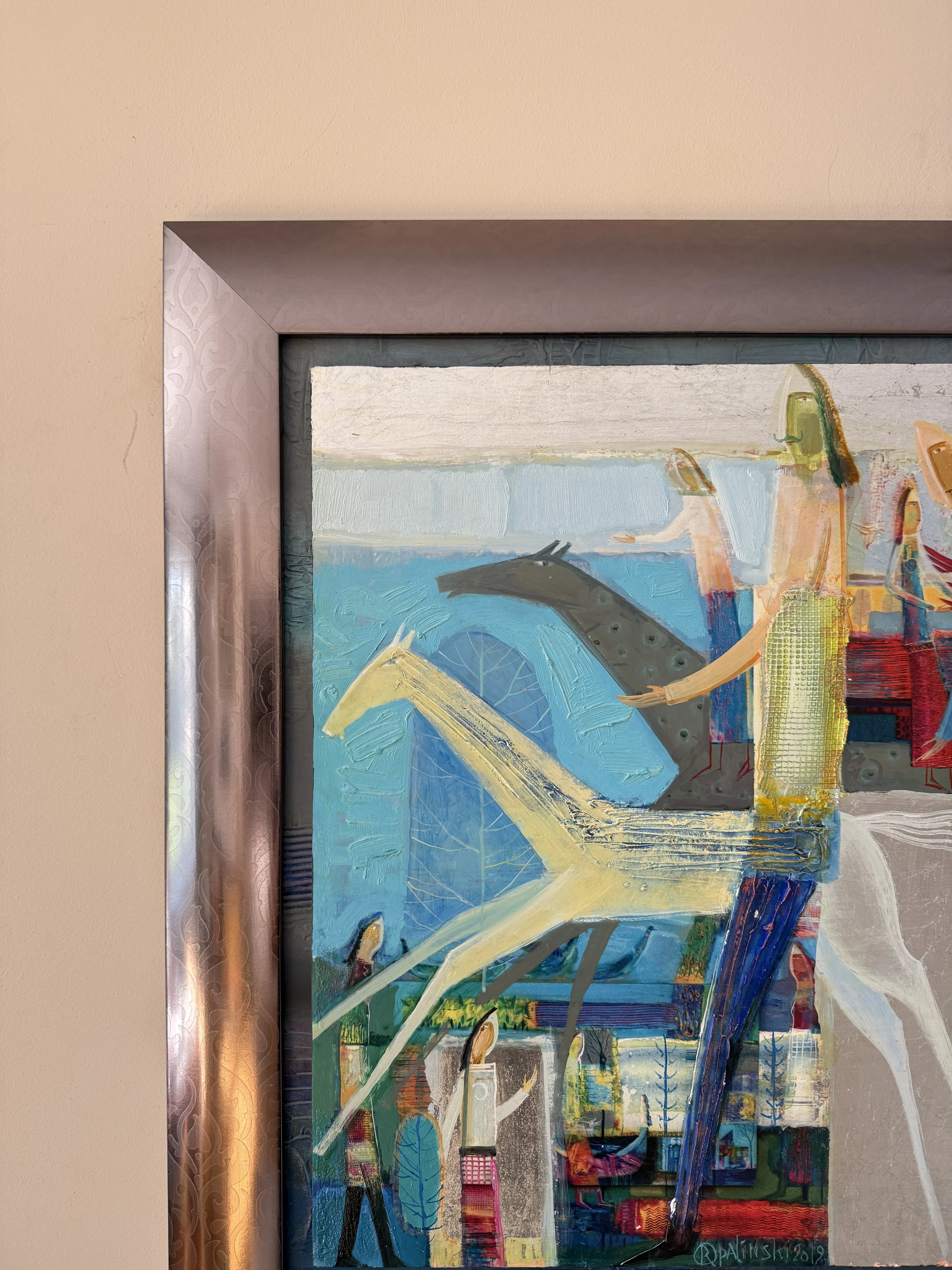 Зображення "Дербі" від Роман Опалинський, розмір: 88x68cm, матеріали: олія/дерево, медіум: Живопис, місто: Городок, ціна: $2000 Фото 2 з 15.