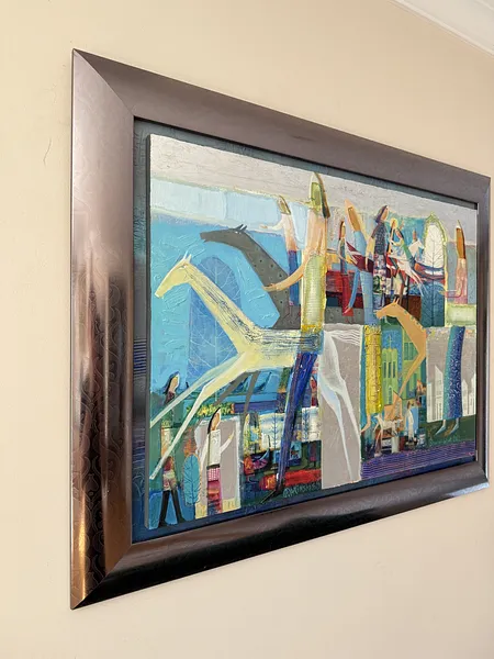 Зображення "Дербі" від Роман Опалинський, розмір: 88x68cm, матеріали: олія/дерево, медіум: Живопис, місто: Городок, ціна: $2000 Фото 3 з 15.