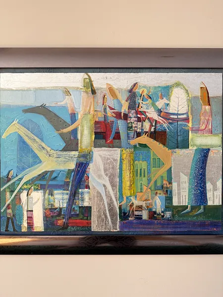 Зображення "Дербі" від Роман Опалинський, розмір: 88x68cm, матеріали: олія/дерево, медіум: Живопис, місто: Городок, ціна: $2000 Фото 4 з 15.