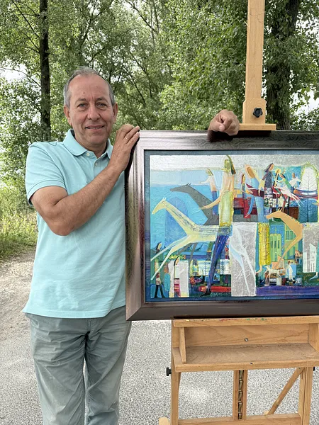 Зображення "Дербі" від Роман Опалинський, розмір: 88x68cm, матеріали: олія/дерево, медіум: Живопис, місто: Городок, ціна: $2000 Фото 10 з 15.