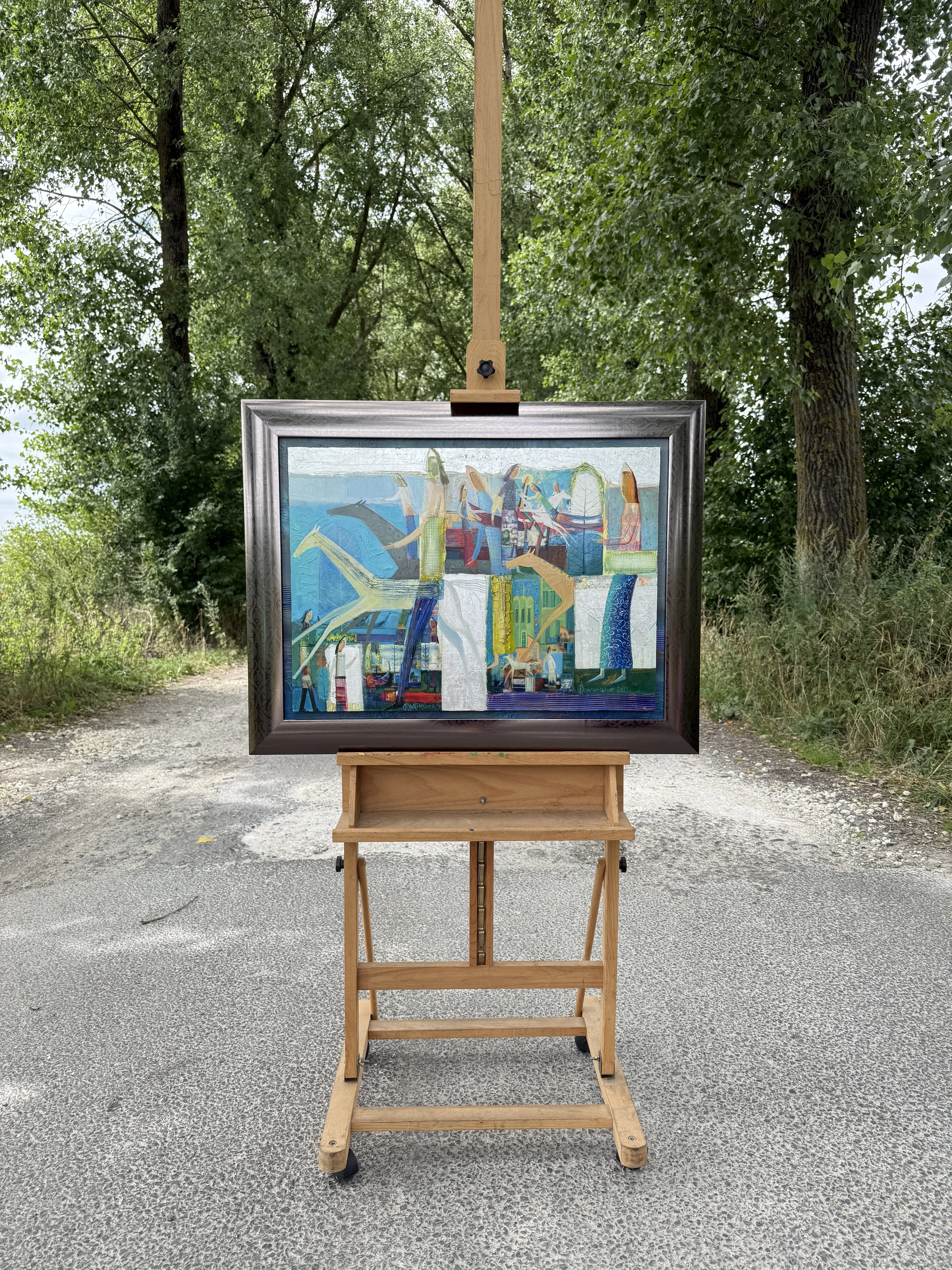 Зображення "Дербі" від Роман Опалинський, розмір: 88x68cm, матеріали: олія/дерево, медіум: Живопис, місто: Городок, ціна: $2000 Фото 11 з 15.