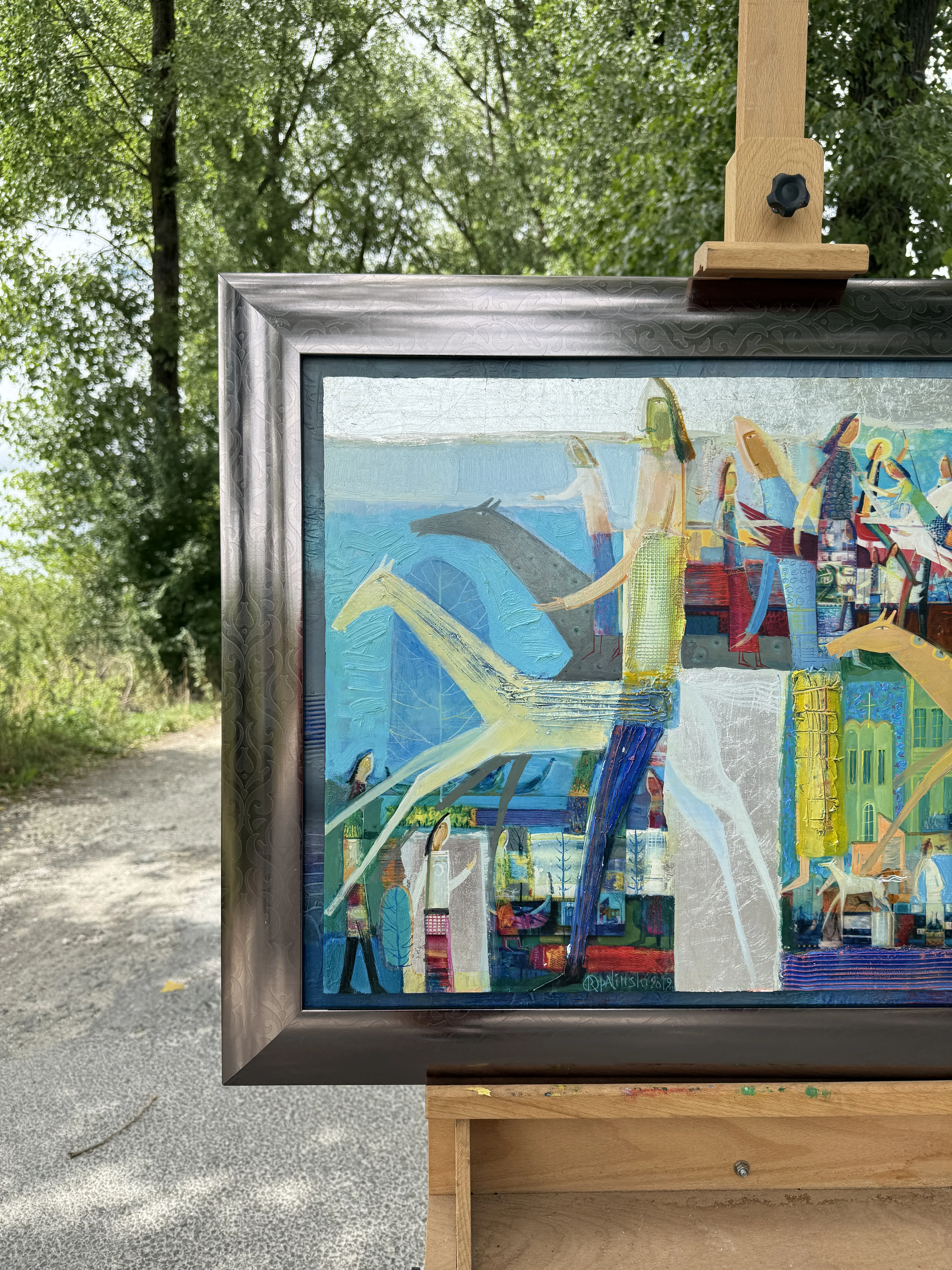 Зображення "Дербі" від Роман Опалинський, розмір: 88x68cm, матеріали: олія/дерево, медіум: Живопис, місто: Городок, ціна: $2000 Фото 12 з 15.