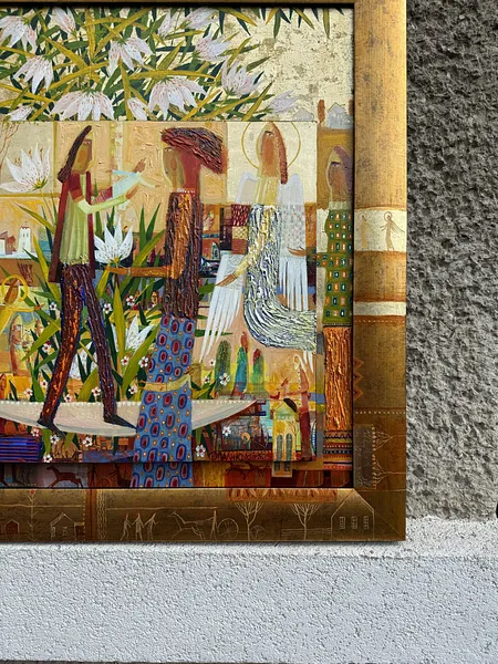 Зображення "Опіка над ліліями " від Роман Опалинський, розмір: 73x71cm, матеріали: олія/дерево, медіум: Живопис, місто: Городок, ціна: $1800 Фото 4 з 16.