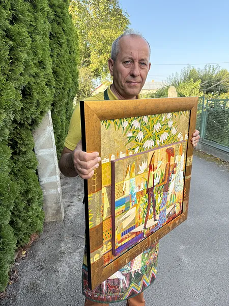 Зображення "Опіка над ліліями " від Роман Опалинський, розмір: 73x71cm, матеріали: олія/дерево, медіум: Живопис, місто: Городок, ціна: $1800 Фото 11 з 16.