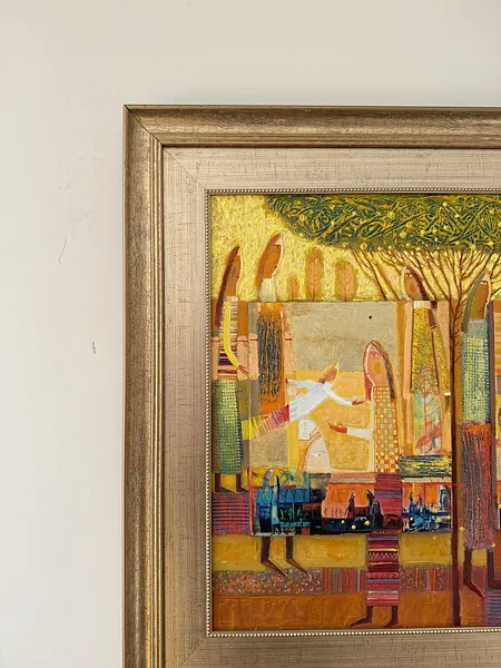 Image of Yellow apples by Roman Opalinsky, size: 78х68см, made of oil/wood, Painting medium, from Horodok Photo 2 of 13.