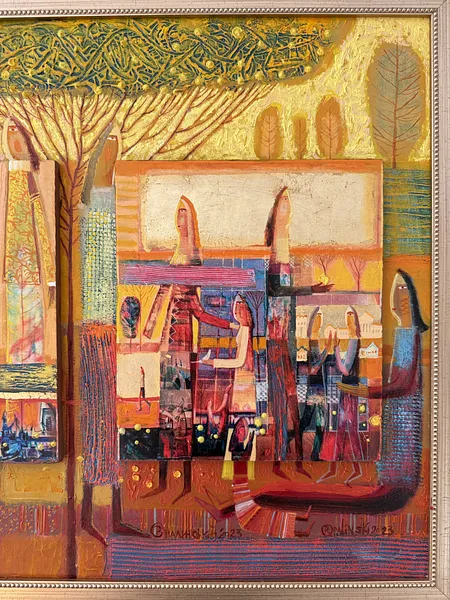 Image of Yellow apples by Roman Opalinsky, size: 78х68см, made of oil/wood, Painting medium, from Horodok Photo 5 of 13.