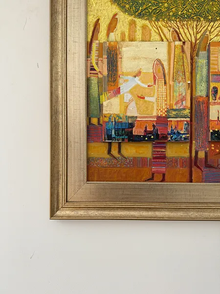 Image of Yellow apples by Roman Opalinsky, size: 78х68см, made of oil/wood, Painting medium, from Horodok Photo 8 of 13.