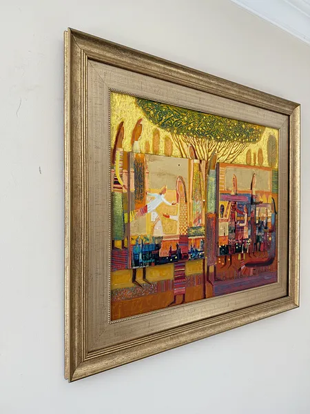 Image of Yellow apples by Roman Opalinsky, size: 78х68см, made of oil/wood, Painting medium, from Horodok Photo 9 of 13.