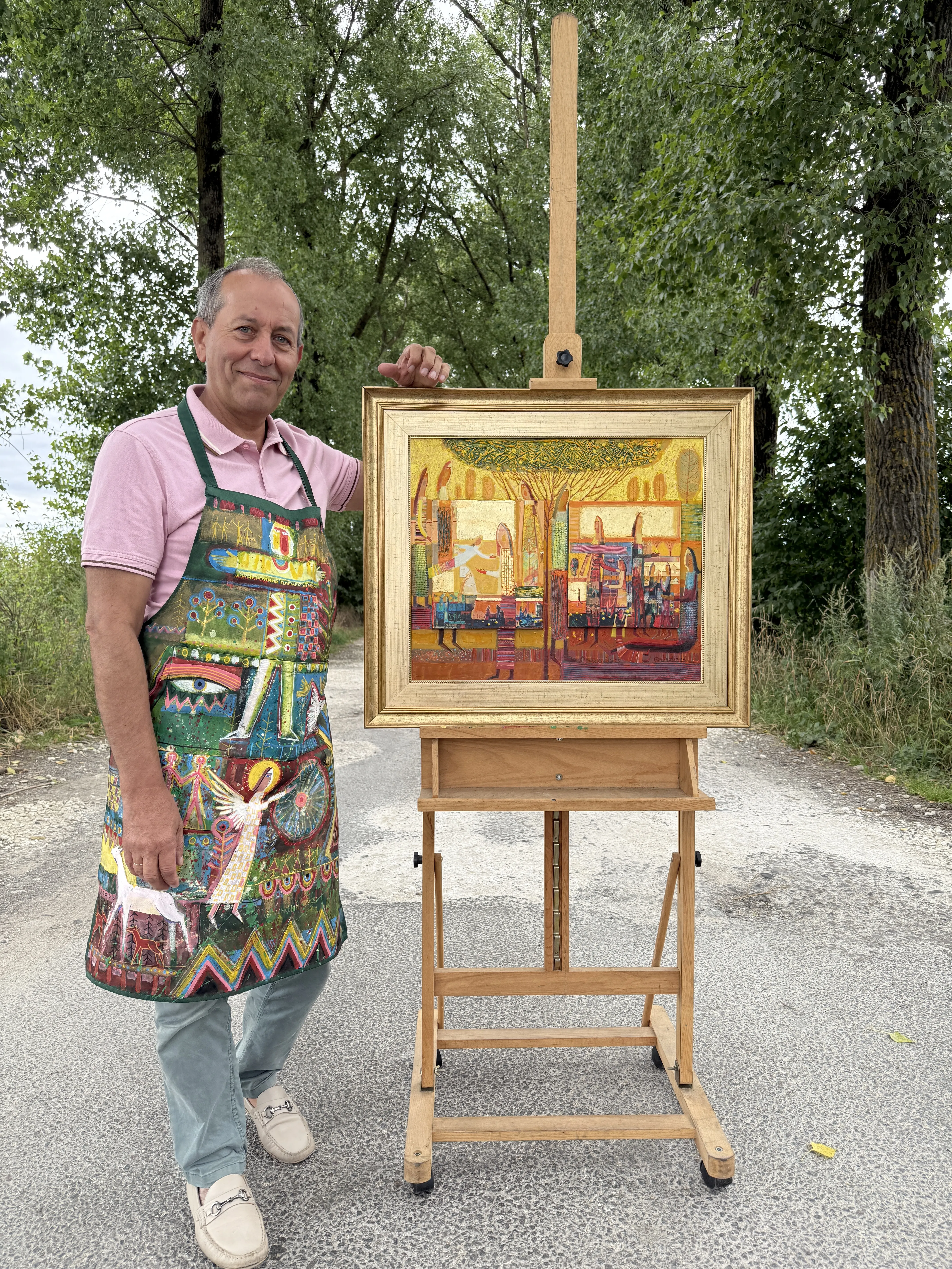 Image of Yellow apples by Roman Opalinsky, size: 78х68см, made of oil/wood, Painting medium, from Horodok Photo 11 of 13.