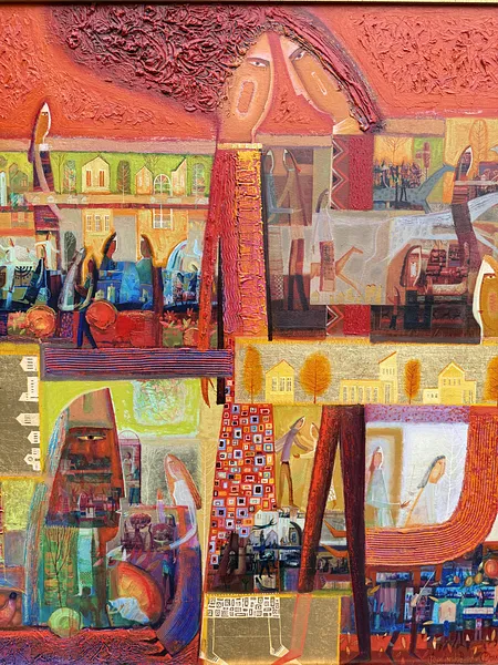 Obraz Untitled autorstwa Roman Opaliński, rozmiar: 113x113cm, medium Malarstwo, cena: $4500 Zdjęcie 3 z 11.