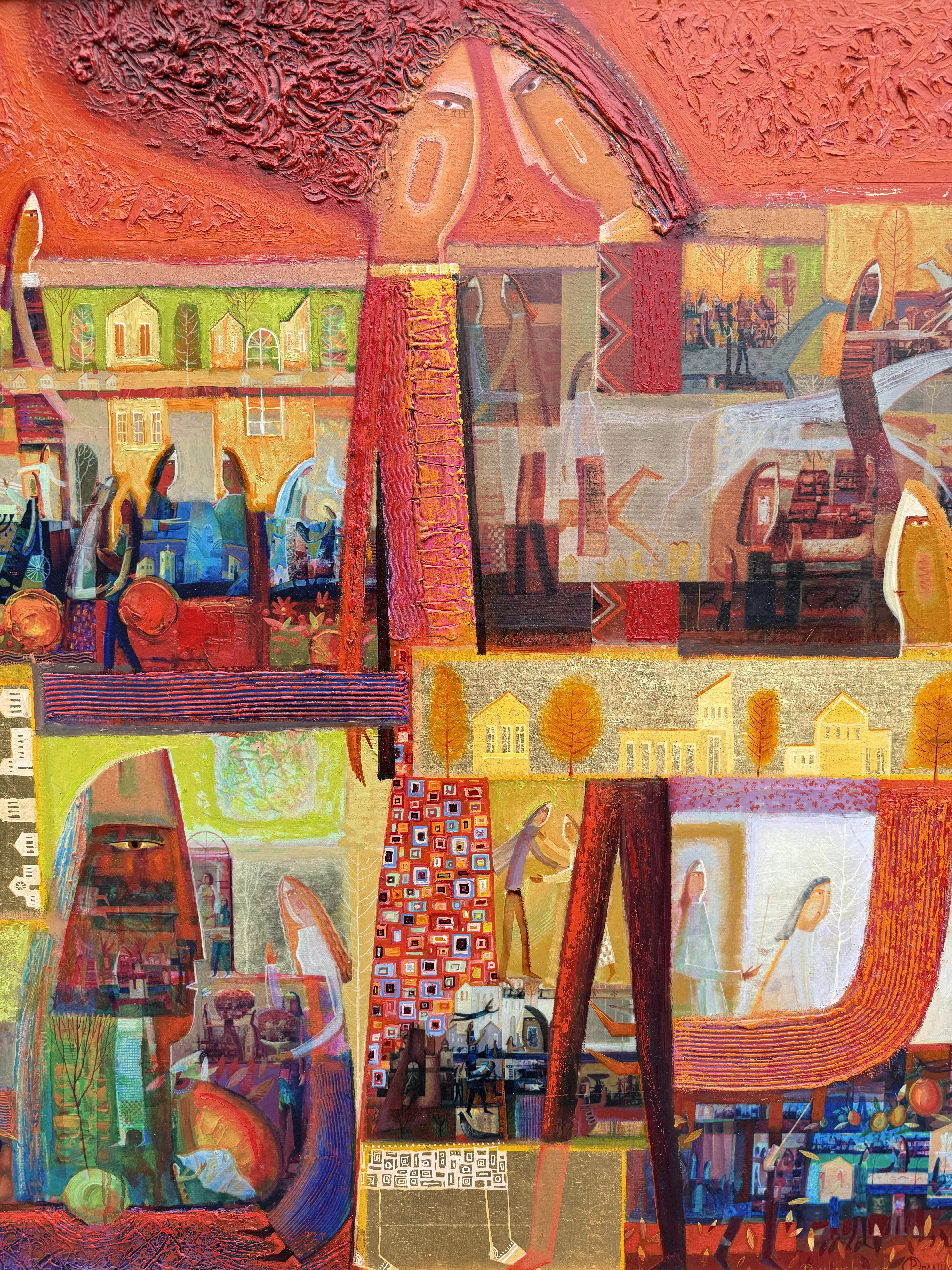 Obraz Untitled autorstwa Roman Opaliński, rozmiar: 113x113cm, medium Malarstwo, cena: $4500 Zdjęcie 8 z 11.
