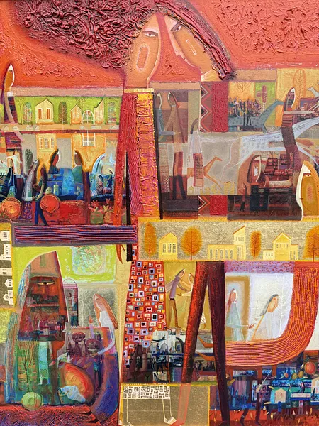 Obraz Untitled autorstwa Roman Opaliński, rozmiar: 113x113cm, medium Malarstwo, cena: $4500 Zdjęcie 8 z 11.