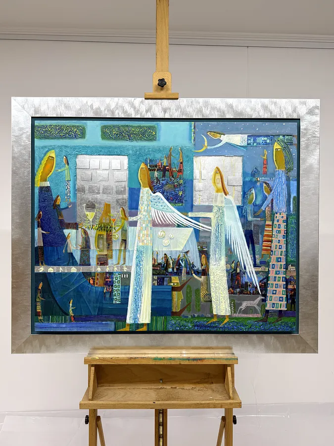 Obraz Час вечері autorstwa Roman Opaliński, rozmiar: 119x99cm, medium Malarstwo, cena: $4000 Zdjęcie 1 z 6.