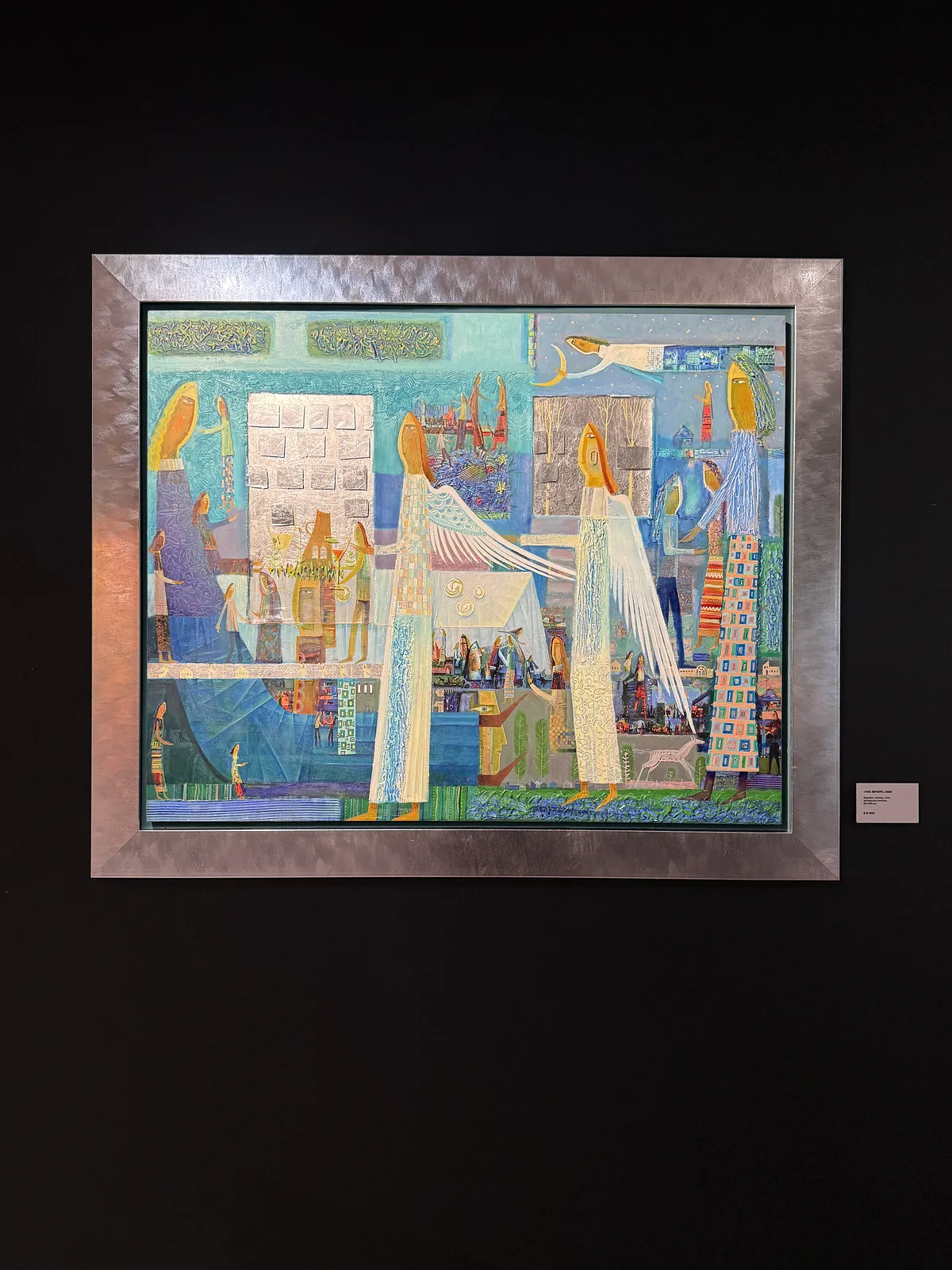 Image of Dinner time by Roman Opalinsky, size: 119x99cm, made of oil/wood, Painting medium, from Horodok, priced at $4000 Photo 6 of 6.