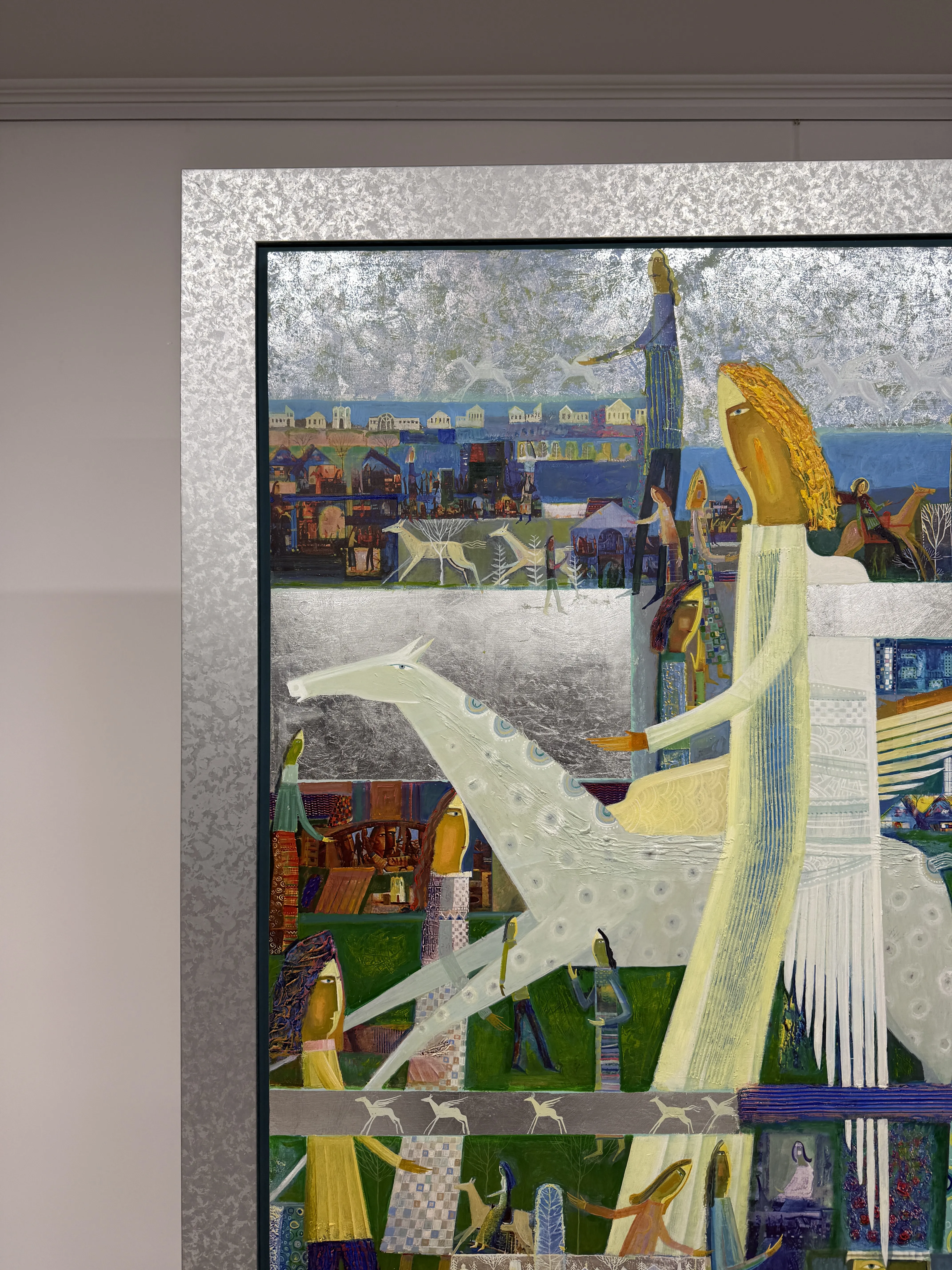 Image of В оточенні поезії by Roman Opalinsky, size: 144х101см, Painting medium, priced at $4500 Photo 3 of 6.